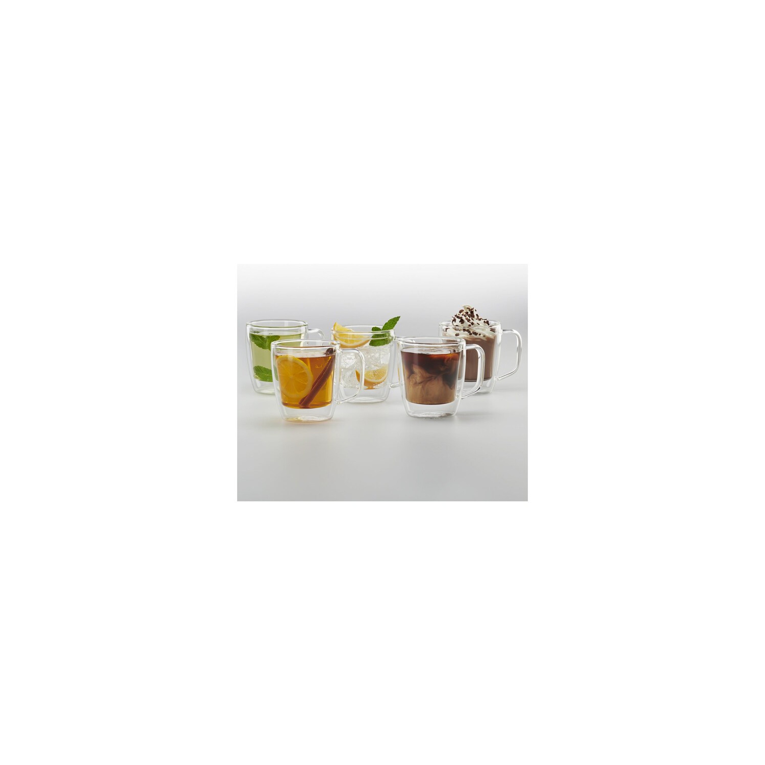 Henckels Double Wall Mug Set, 354 mL (12 oz.), 6-piece