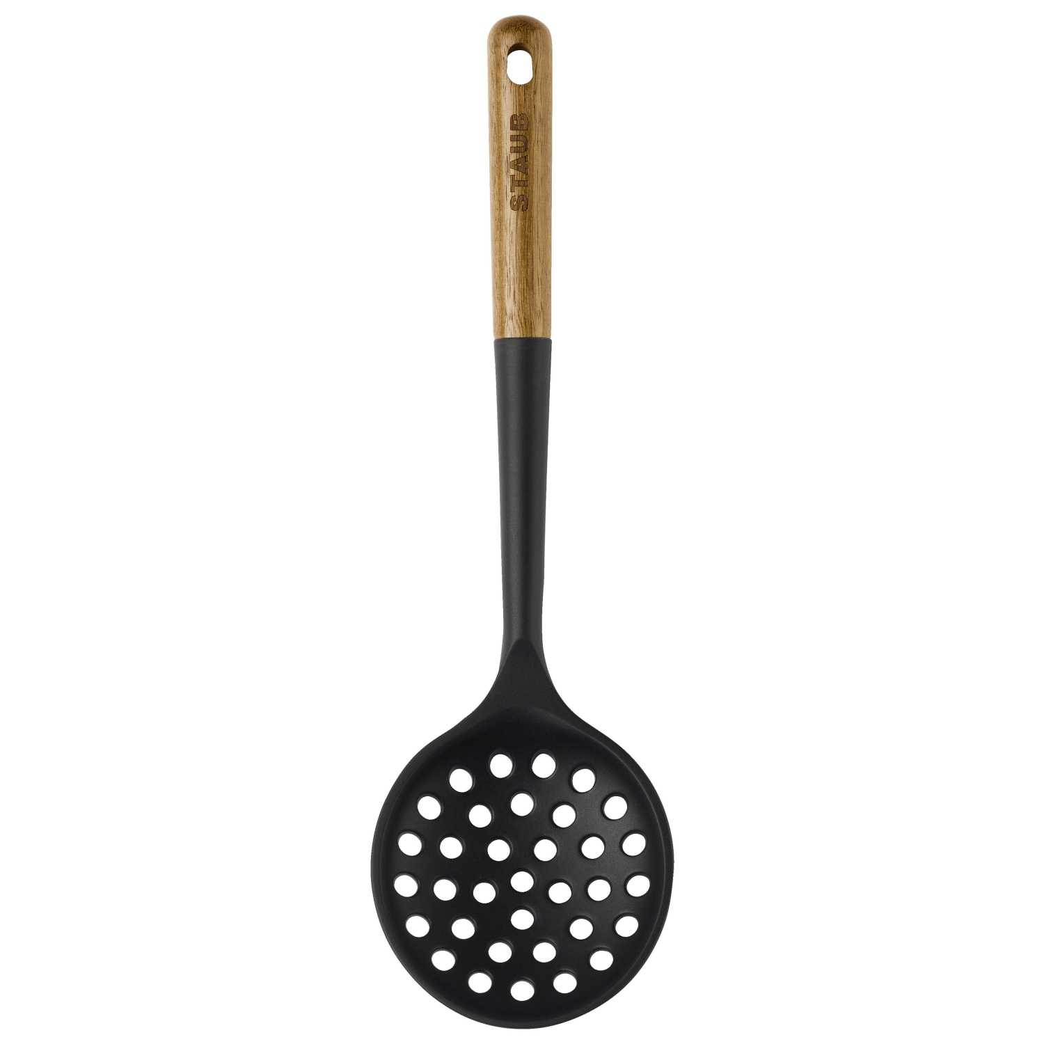 STAUB 31 cm Silicone Skimming Ladle, Black