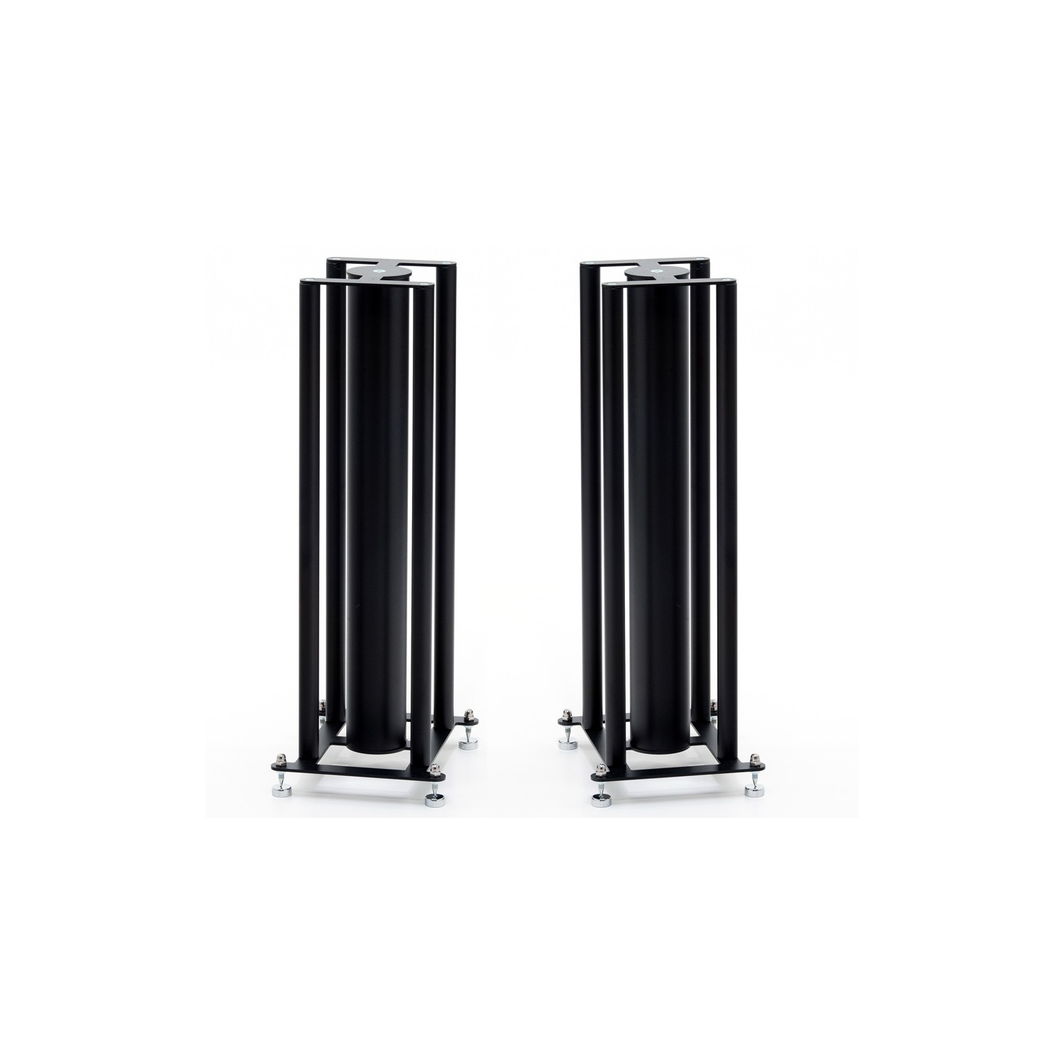 Custom Design FS104 Black Speaker Stands