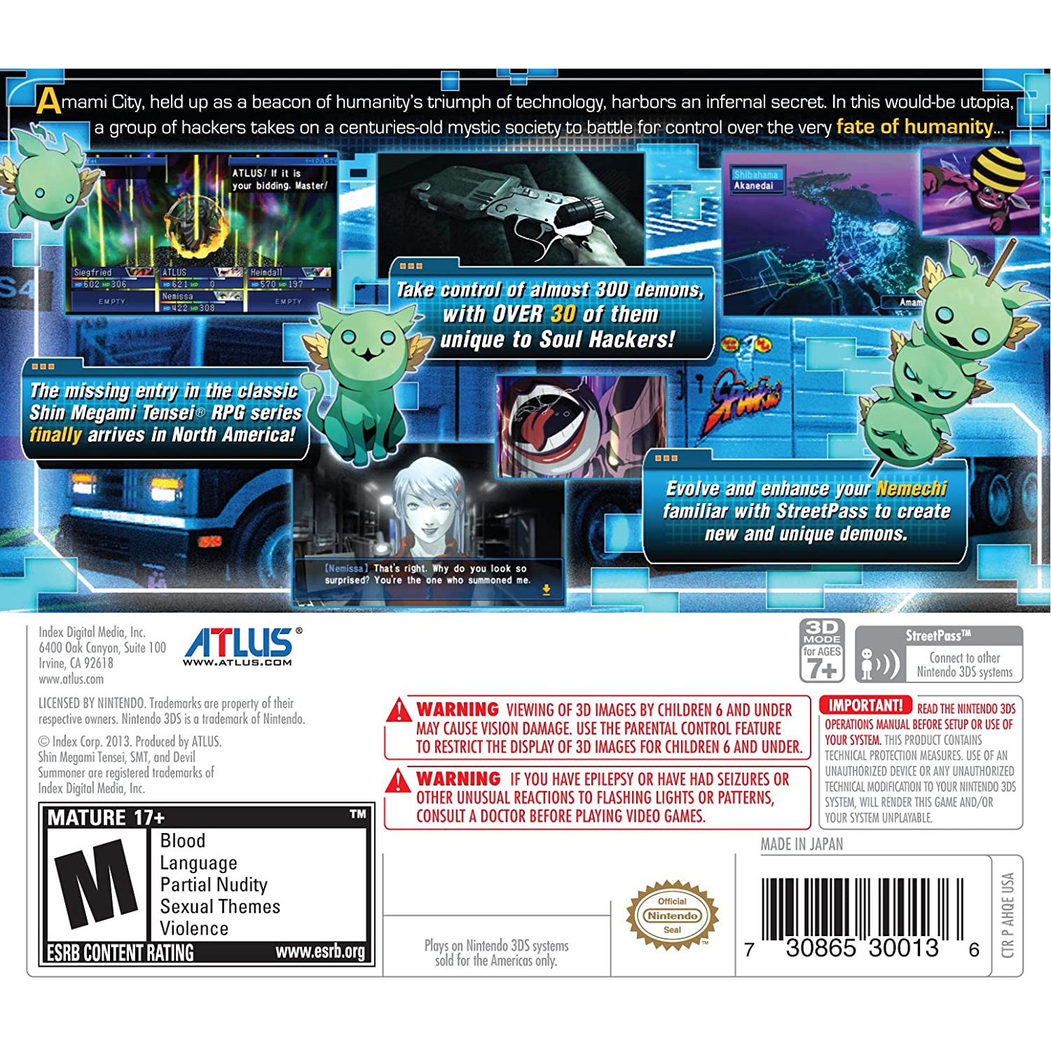 Shin Megami Tensei&nbsp;: Devil Summoner - Soul Hackers [Nintendo 3DS]