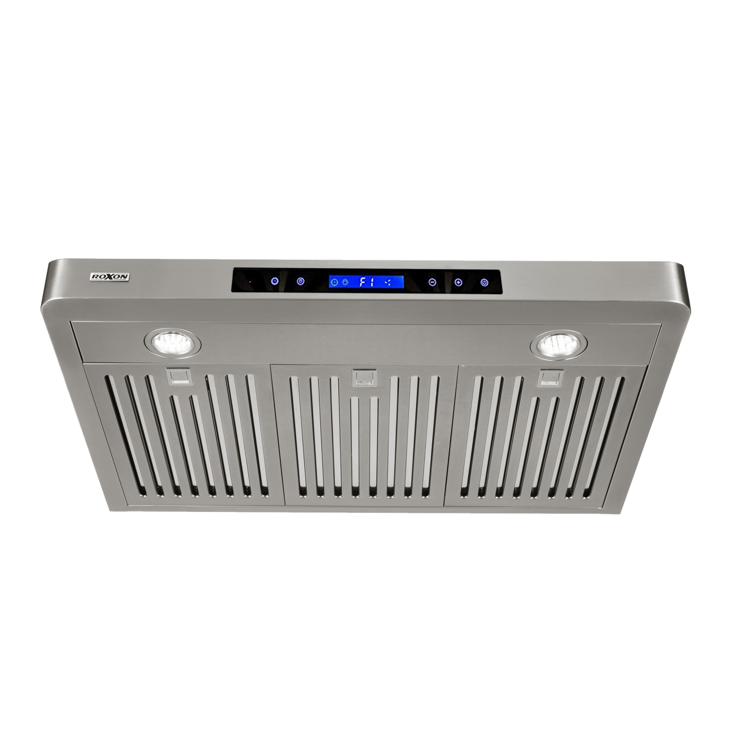 ROXON 860 CFM Slim Range Hood Stainless Steel Kitchen Exhaust Fan Under Cabinet Style with REMOTE