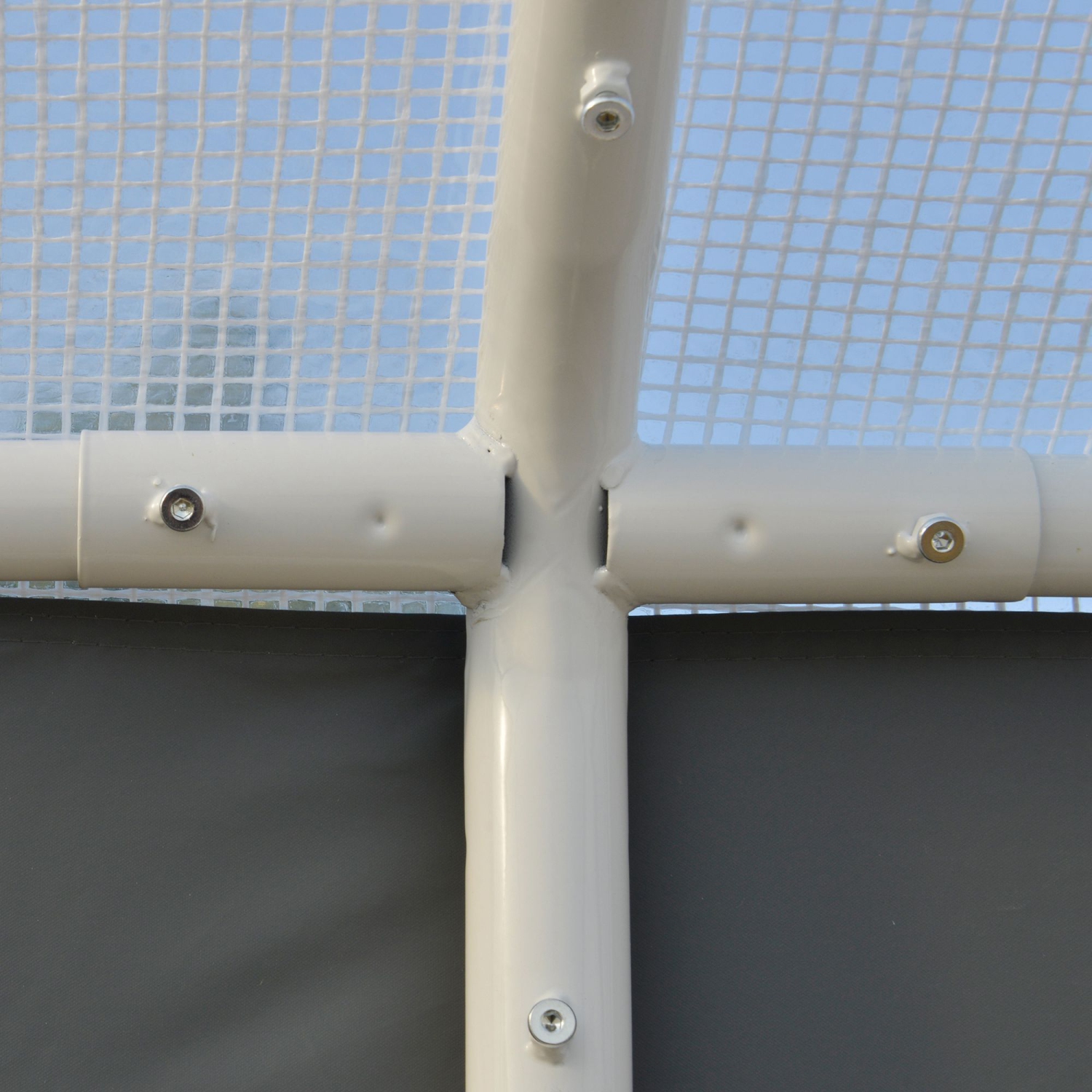 Serre Outsunny avec portes à enroulement, 20 x 10 x 9 pi et maison de chauffe extérieure croissance de l'usine Windows 6, couverture en polyéthylène,