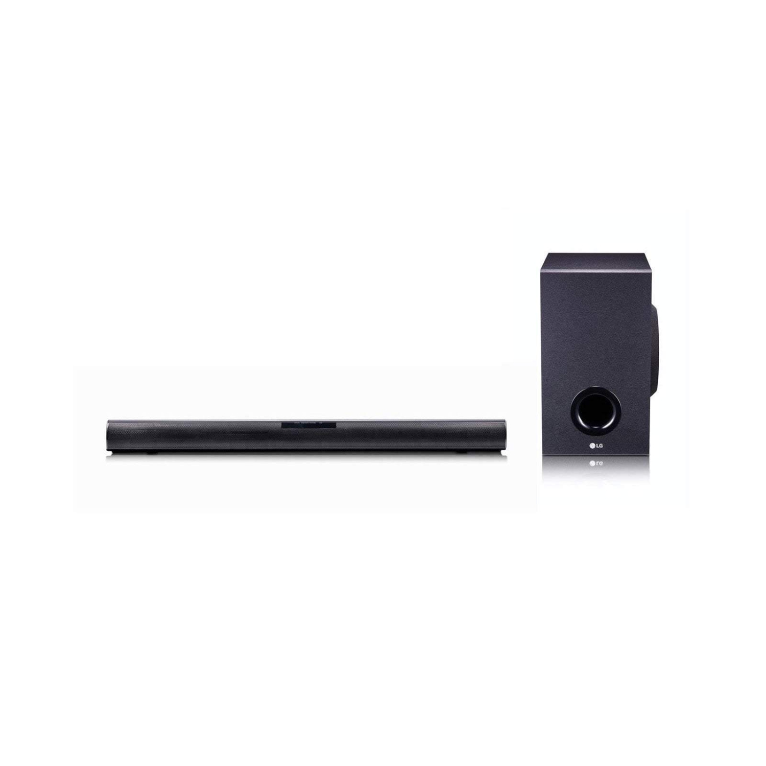 Barre de son LG SJ2 160W 2.1 canaux avec caisson de basses sans fil, connectivité Bluetooth®