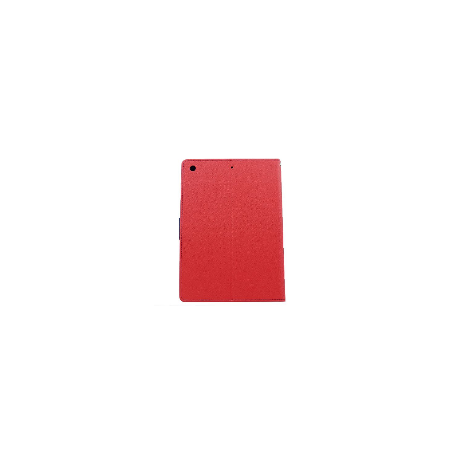 TopSave Goospery FANCY Card Holder Fabric+TPU Folio Flip Tablet Cover For iPad Air 2(2014), Red