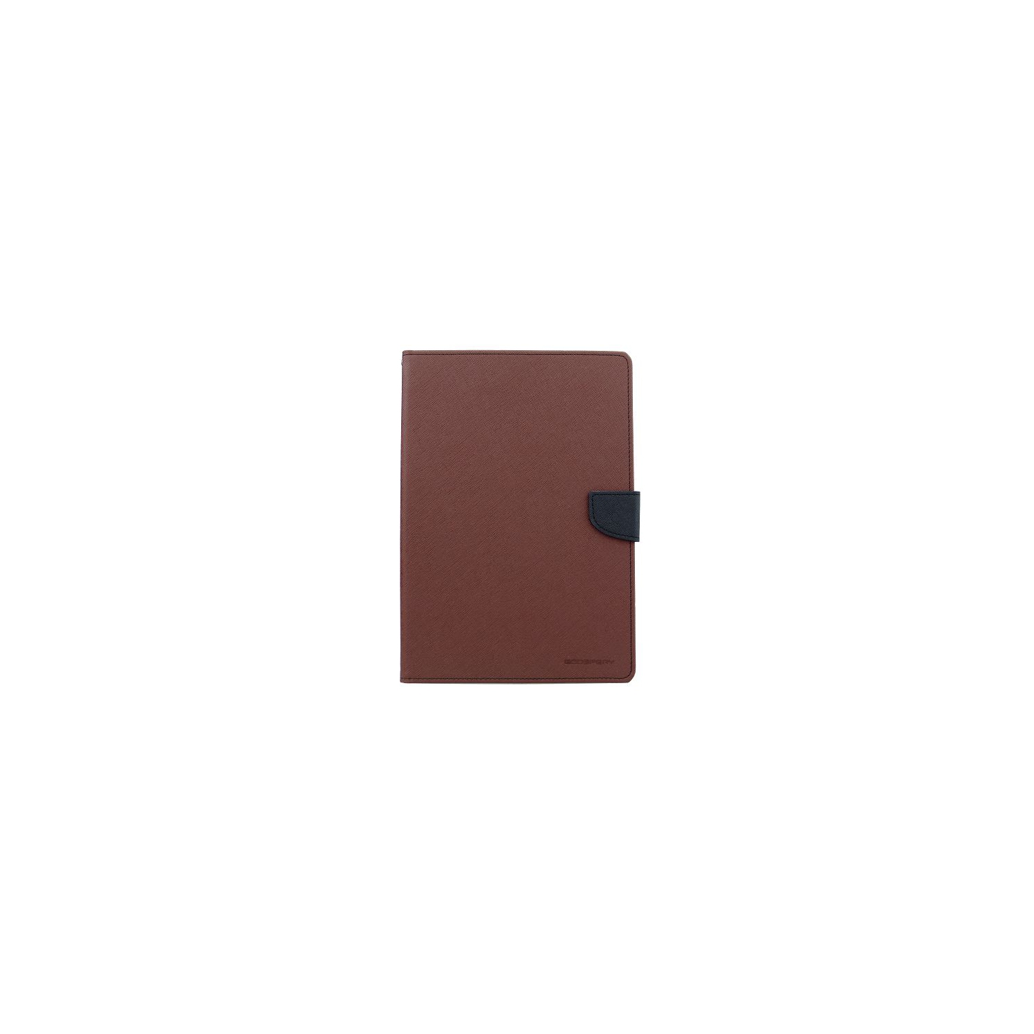 TopSave Goospery FANCY Card Holder Fabric+TPU Folio Flip Tablet Cover For iPad 9.7" 2017 2018, Brown