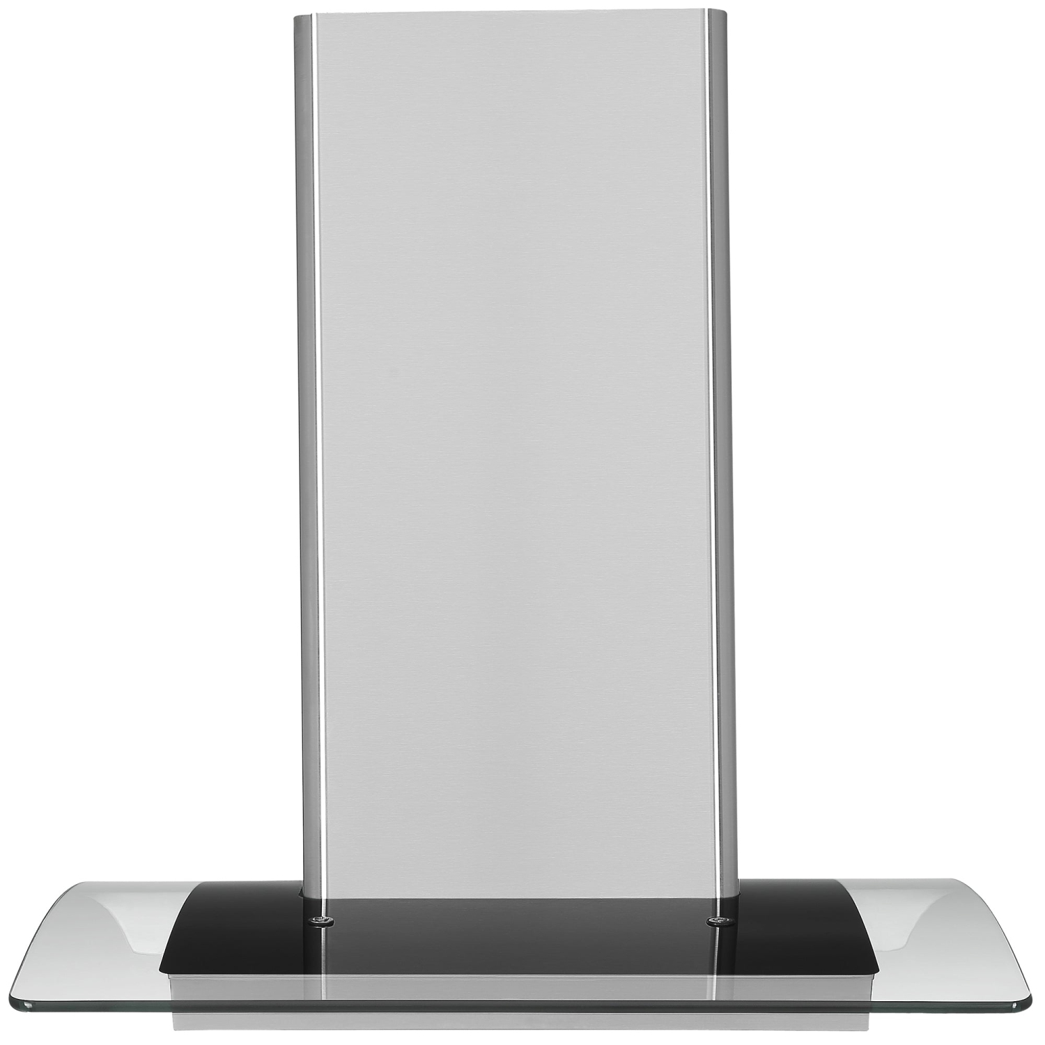 Ancona 30" 450 CFM Convertible Island Glass Canopy Range Hood in Stainless Steel with Auto Night Light Feature