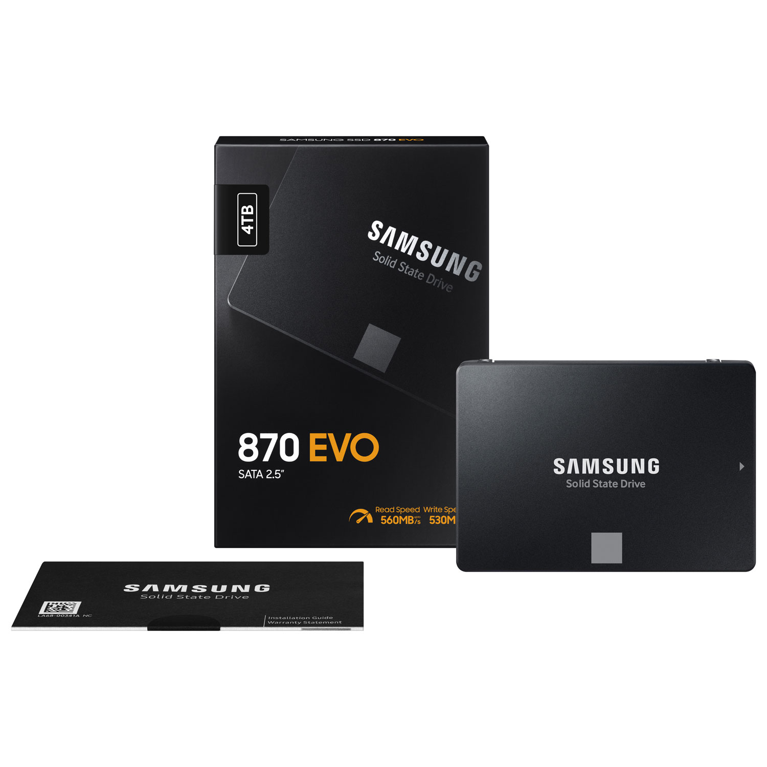 Samsung 870 EVO 4TB SATA III Internal Solid State Drive (MZ-77E4T0B/AM)