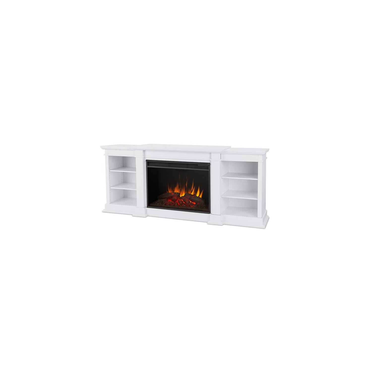 Real Flame Eliot Grand Entertainment Fireplace in White | Best Buy Canada