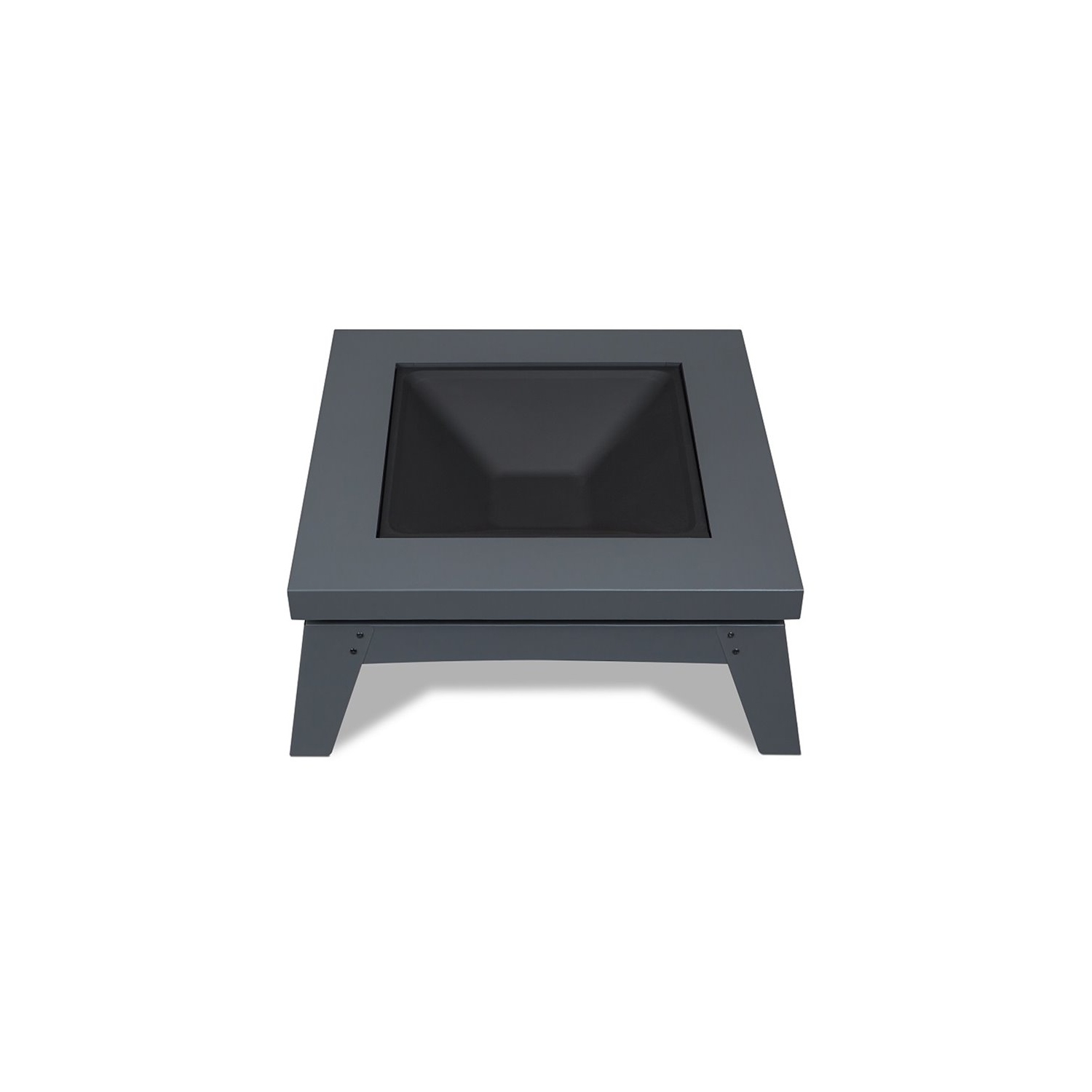 Real Flame Breton Wood Burning Fire Pit in Gray