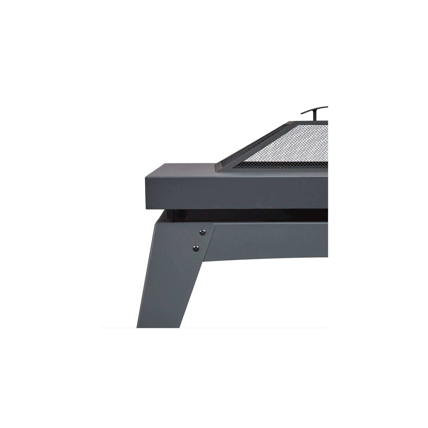 Real Flame Breton Wood Burning Fire Pit in Gray