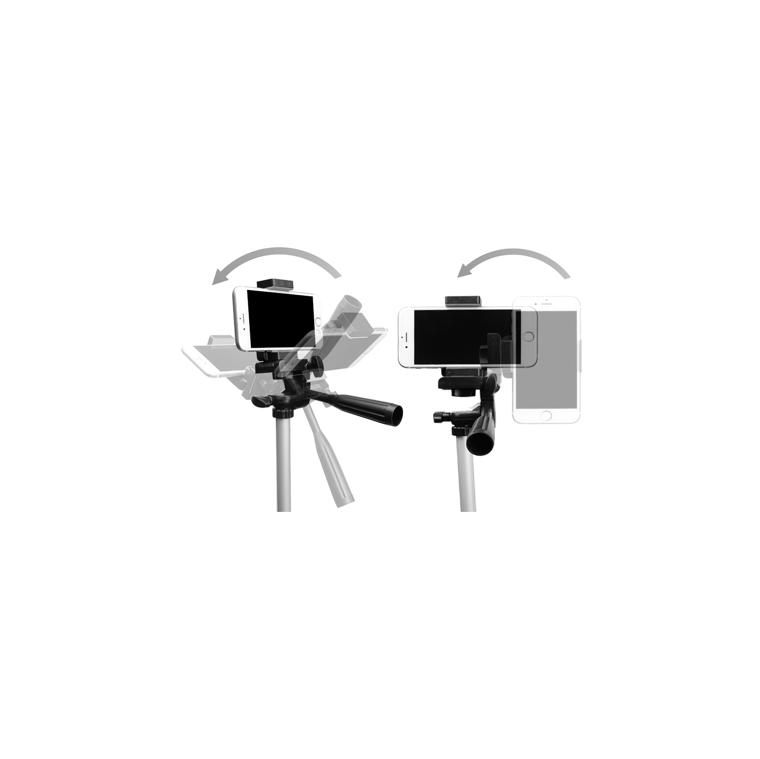 PrimCables – trépied universel en aluminium avec sac portatif pour caméscope Nikon de Canon, charge maximale de 2,5 kg