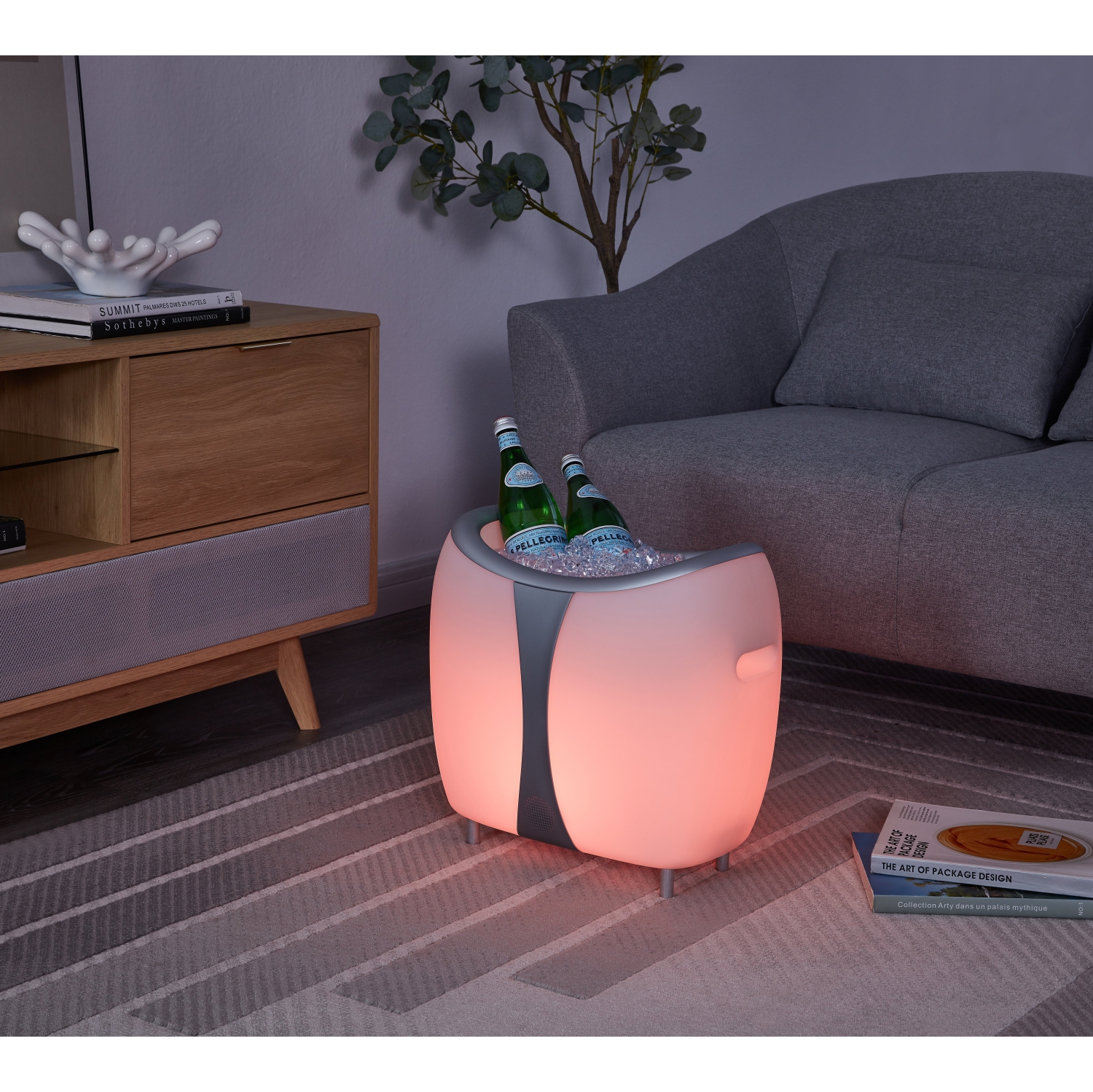 Système de refroidissement pour boissons et haut-parleur Bluetooth à DEL Frio de KOBLE