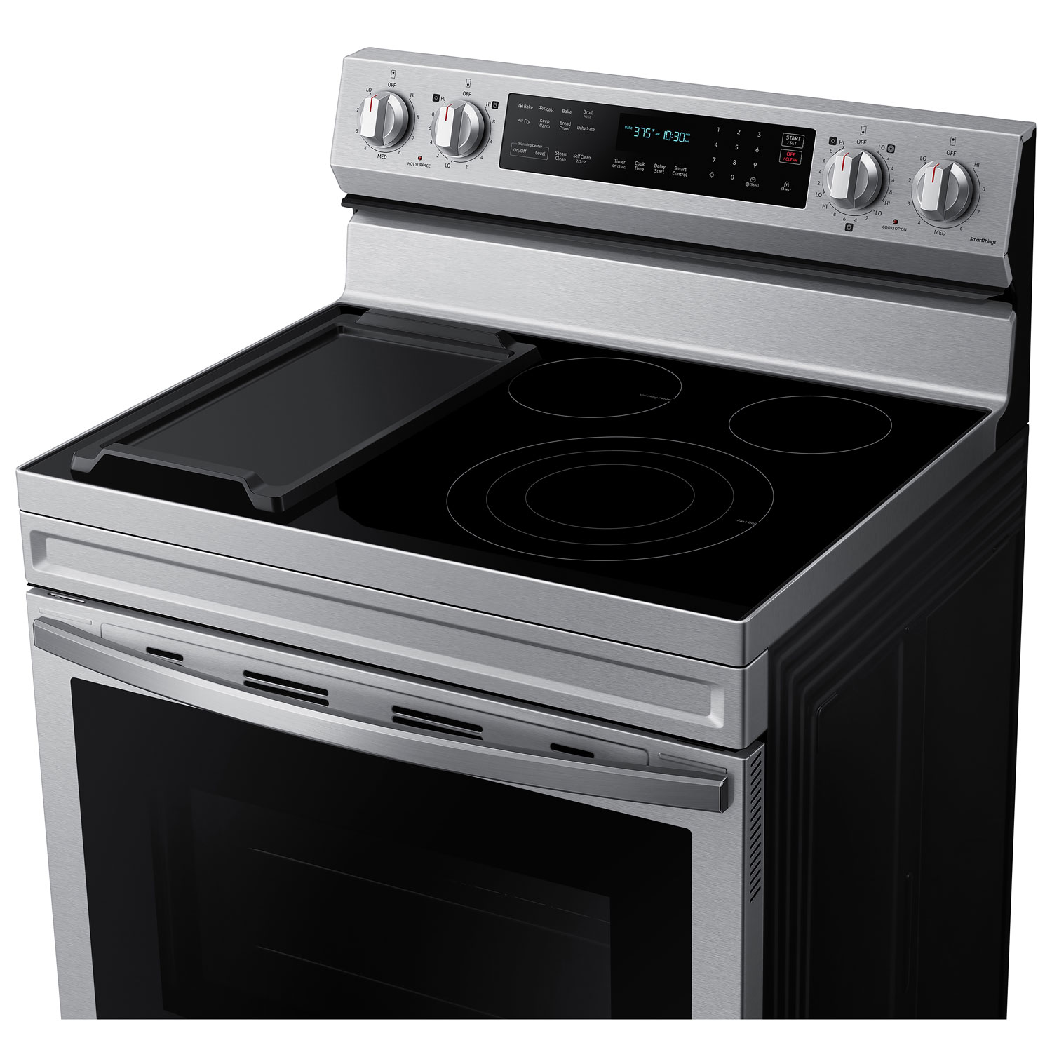Samsung 30" 6.3 Cu. Ft. True Convection Electric Air Fry Range - Stainless