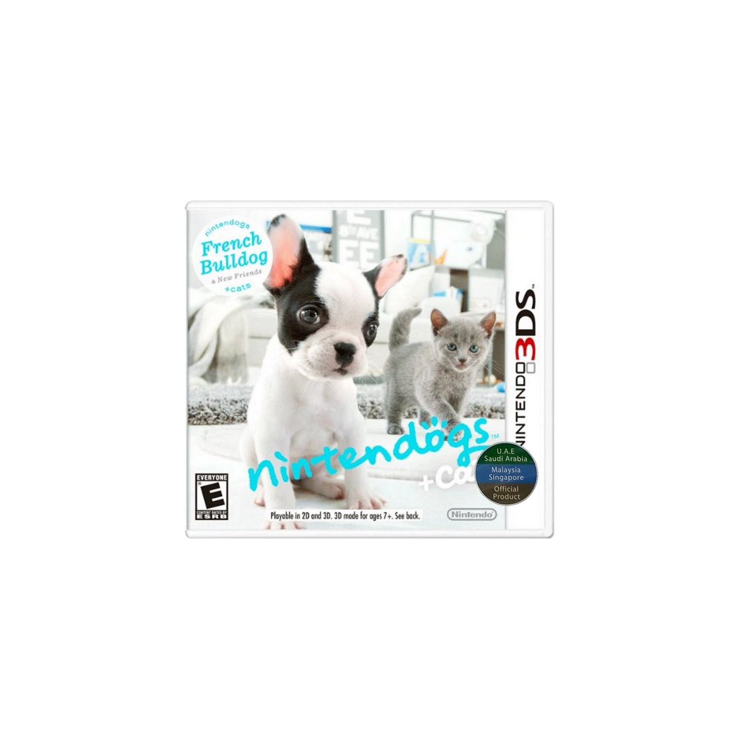 Nintendogs + Cats: French Bulldog and New Friends [Nintendo 3DS]