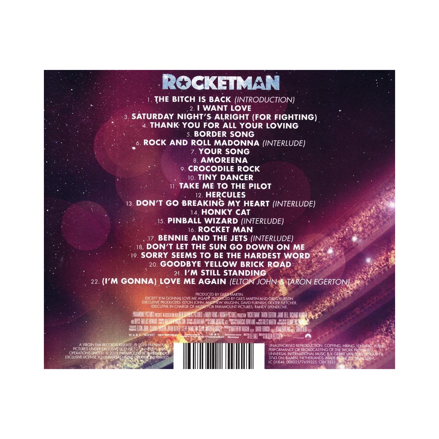 Rocketman: Music From The Motion Picture [Audio CD]