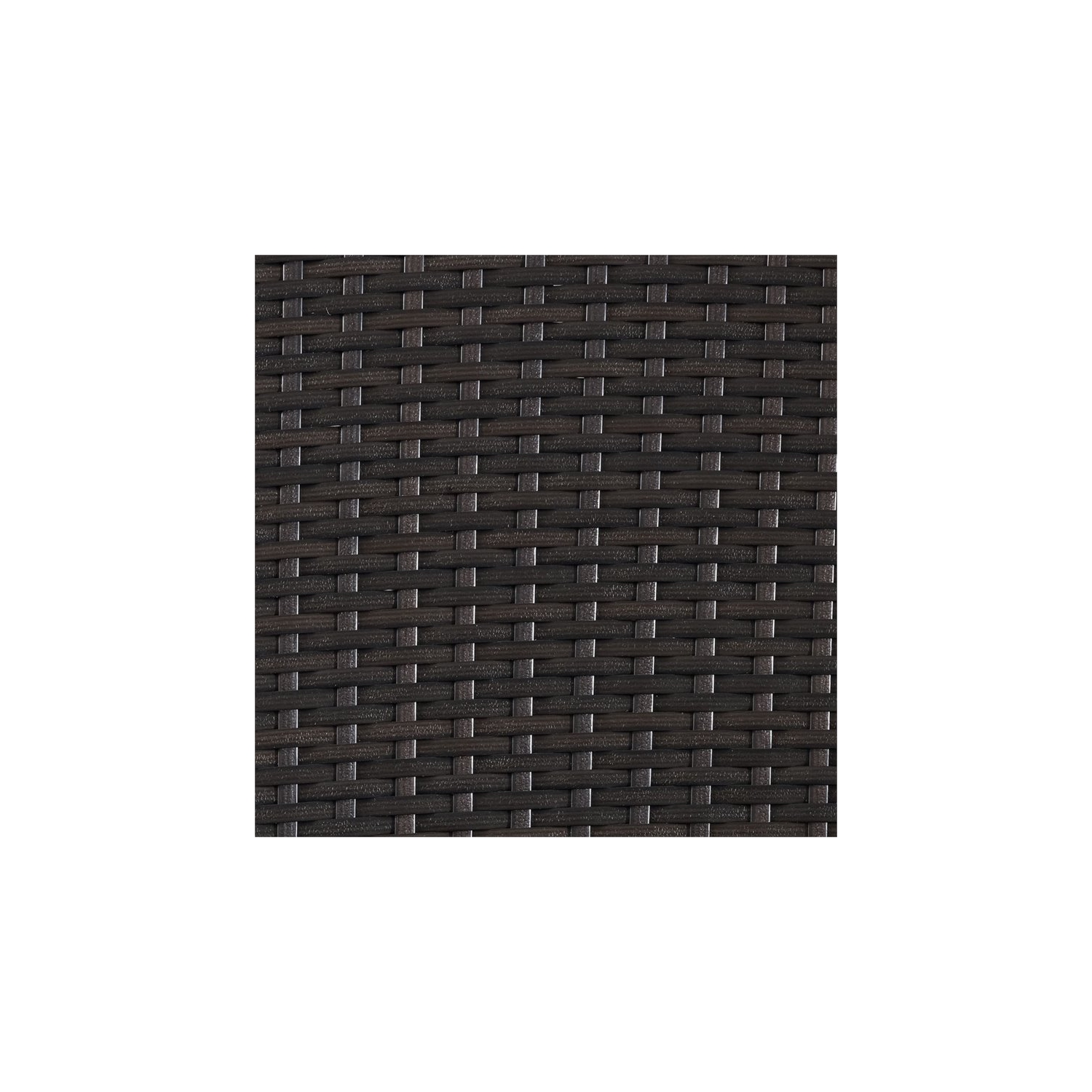 Pemberly Row Wicker Patio Chaise Lounge in Brown and Gray