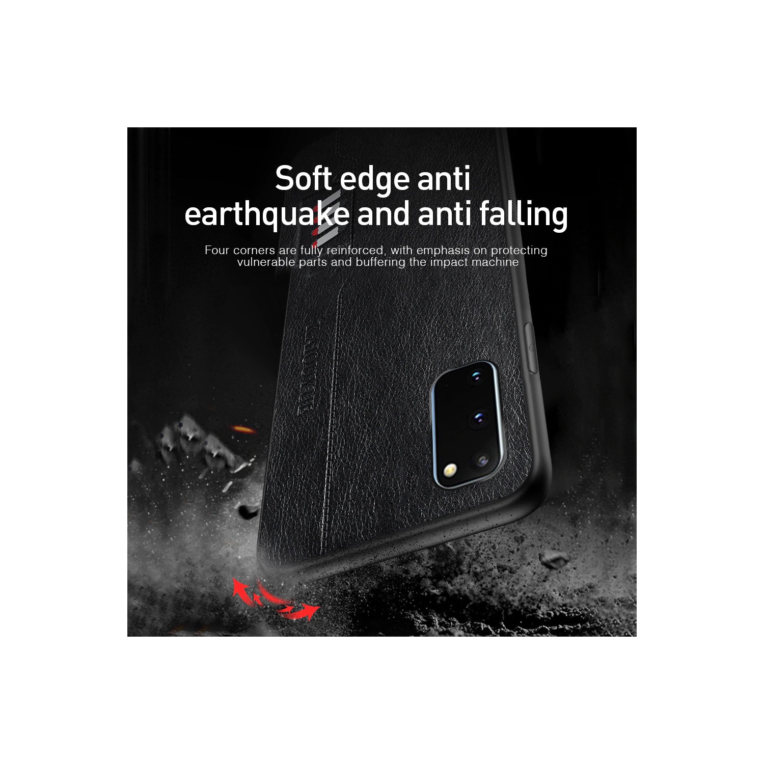 Fashion Leather Texture Shockproof Case Ultra Light Back Cover for Samsung Galaxy S20 FE