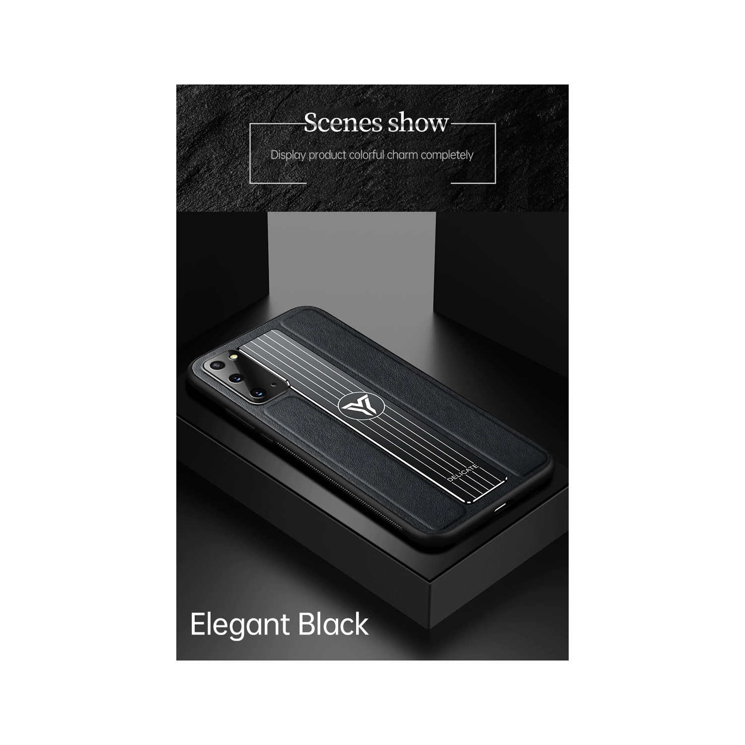 Étui Cuir Hybride Téléphone Étui PU Cuir Dur PC Case Cover Fundas Pour Samsung Galaxy Note 20 Ultra