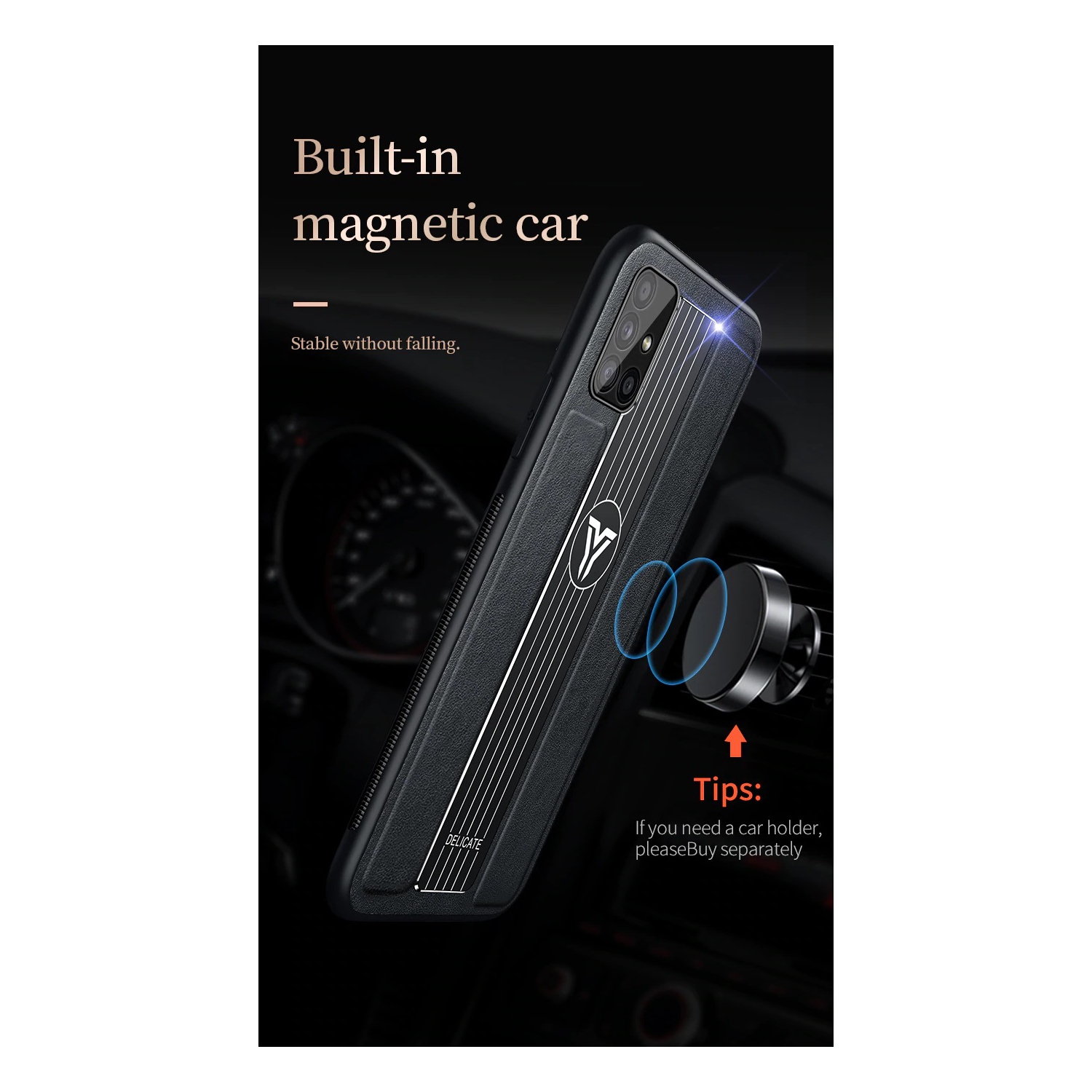 Étui Cuir Hybride Téléphone Étui PU Cuir Dur PC Case Cover Fundas Pour Samsung Galaxy Note 20 Ultra