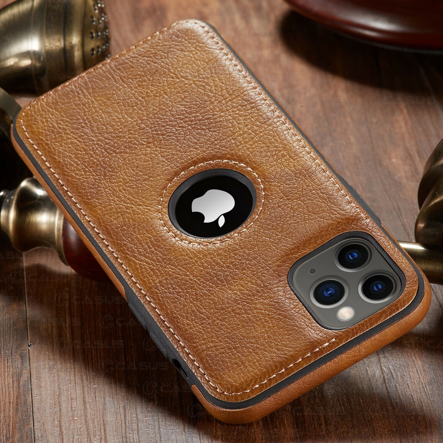 Leather Case Cover For iPhone Luxury Business Style Phone Back Shell for iPhone 12 PRO MAX