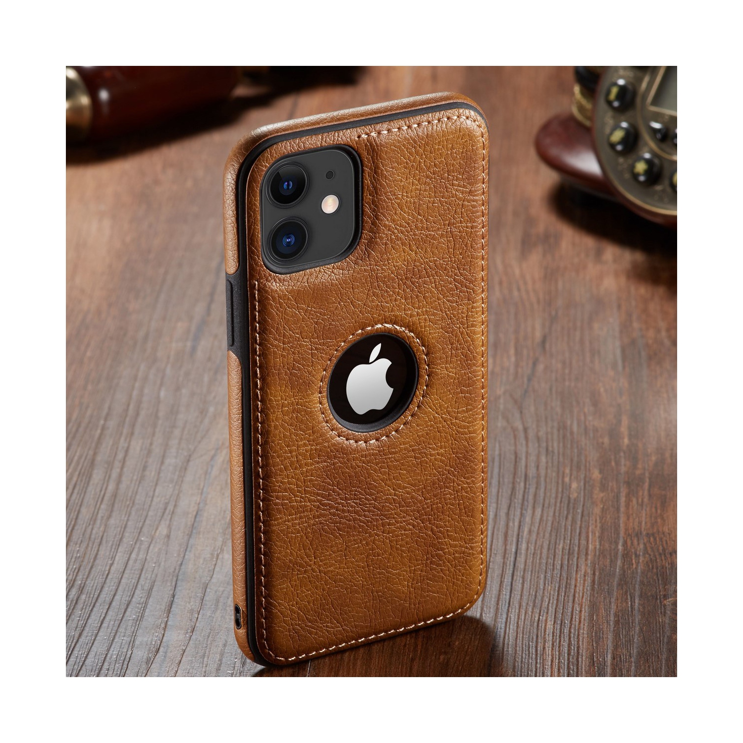 Leather Case Cover For iPhone Luxury Business Style Phone Back Shell for iPhone 12 PRO MAX