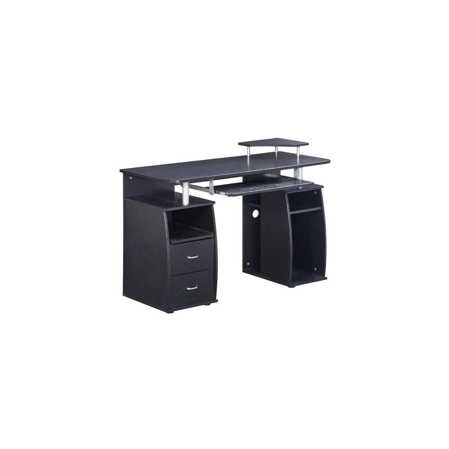 Bureau d’ordinateur en bois Pemberly Row, fini espresso