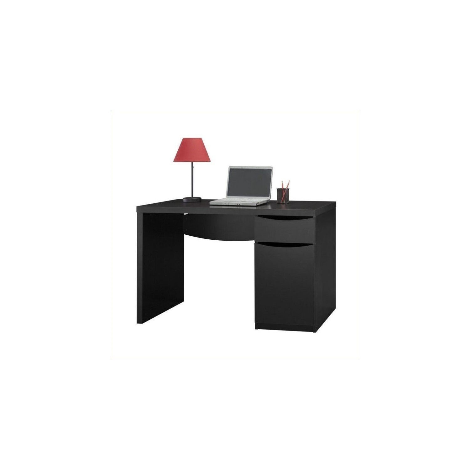 Scranton & Co Montrese Computer Desk in Classic Black