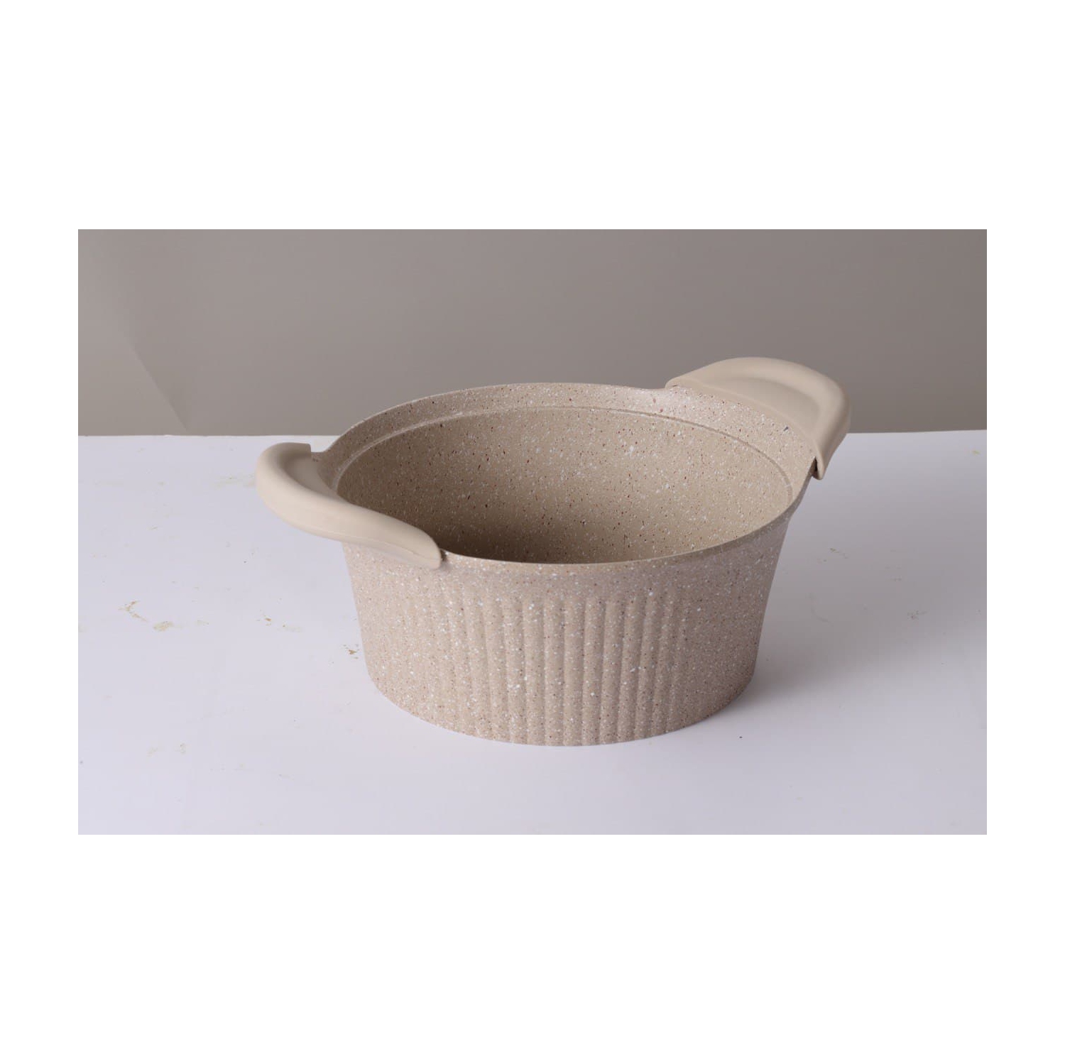 BARITON CASSEROLE 20CM/8" DIE-CAST ALUMINIUM WITH GLASS LID NON- STICK