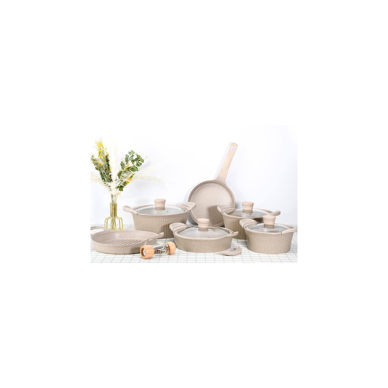 BARITON FRY PAN 24CM/9.5" DIE-CAST ALUMINIUM NON- STICK