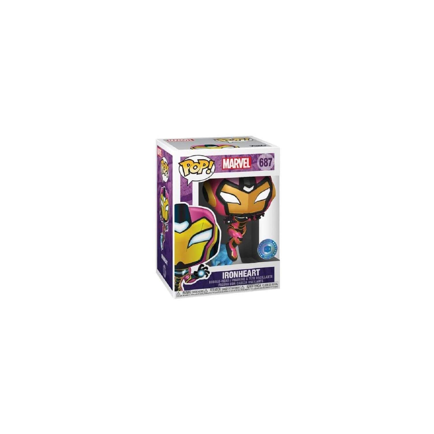 Pop Marvel Iron Man 3.75 Inch Action Figure Exclusive - Ironheart #687