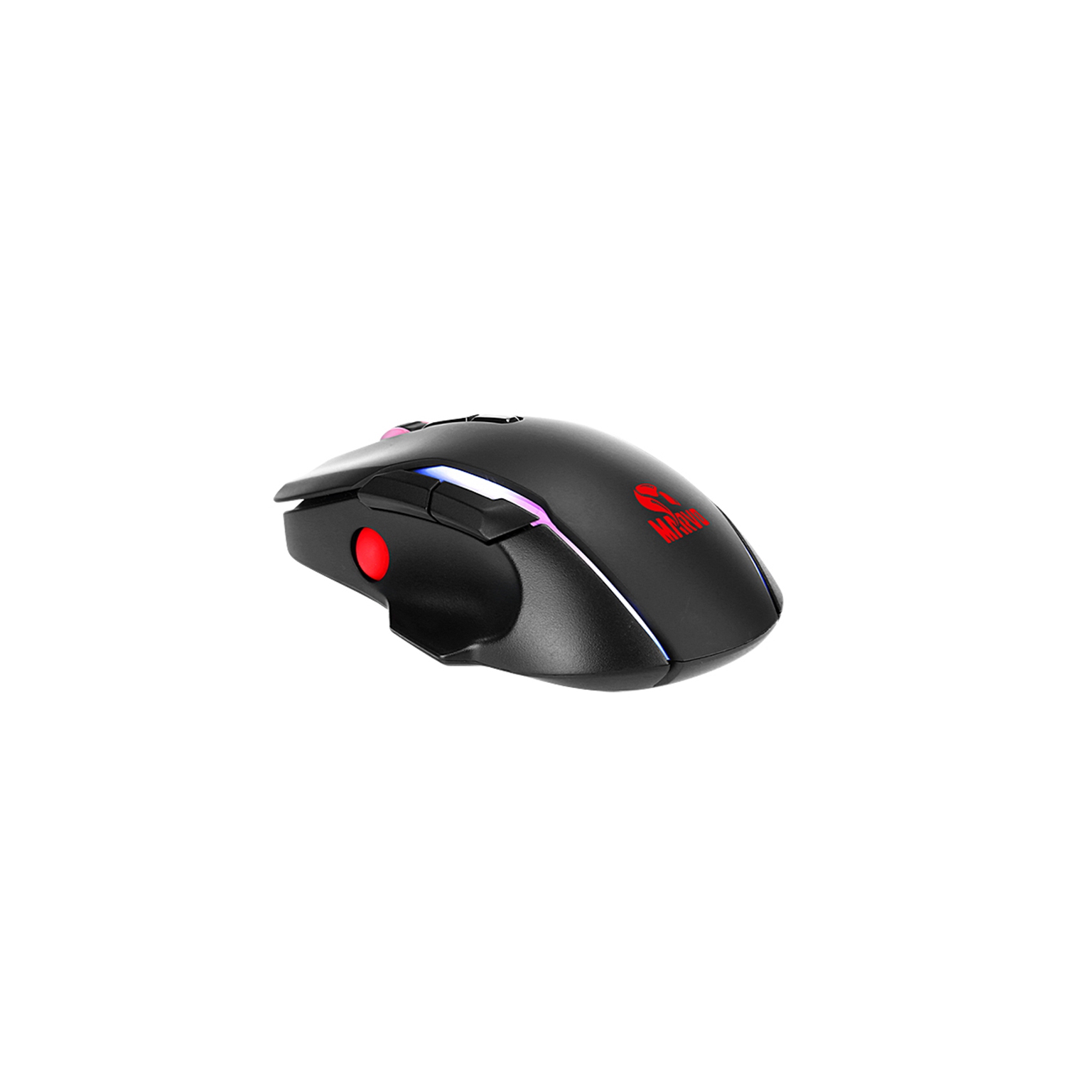 Marvo Pro - Souris de Jeu Optique Filaire à 8 Boutons, DPI: 1000/2000/3000/6000/8000/10000, Rétro-Éclairage RGB