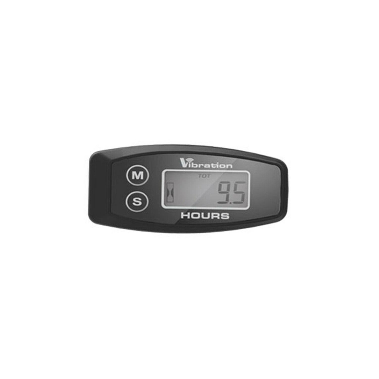 Digital LCD Wireless Waterproof Vibration Hour Meter HM-B015 for Paramotors, Microlights, Marine Engines