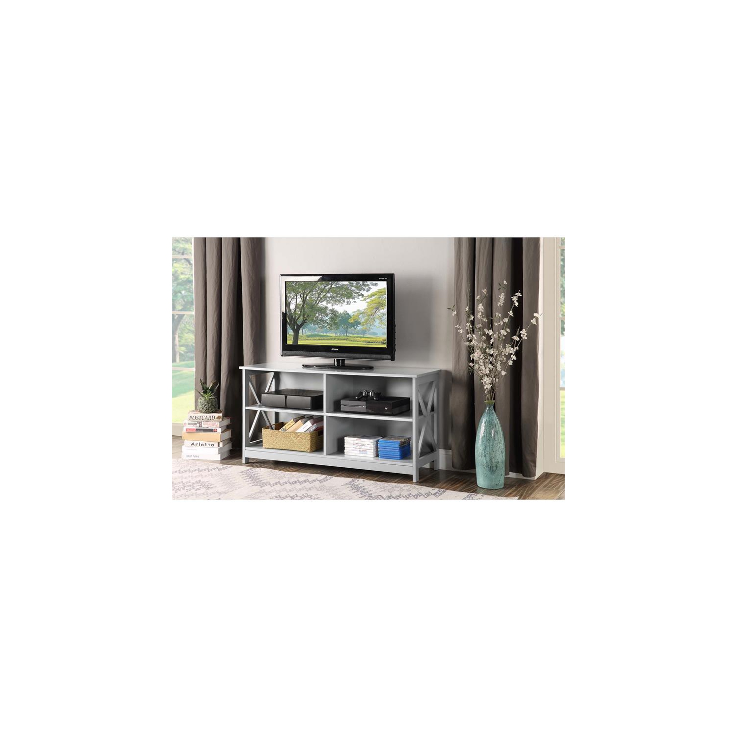 Pemberly Row 50" TV Stand in Gray