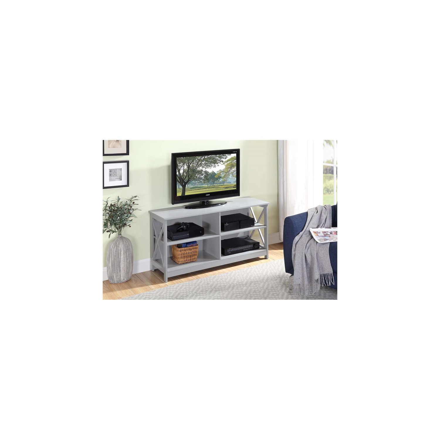Pemberly Row 50" TV Stand in Gray