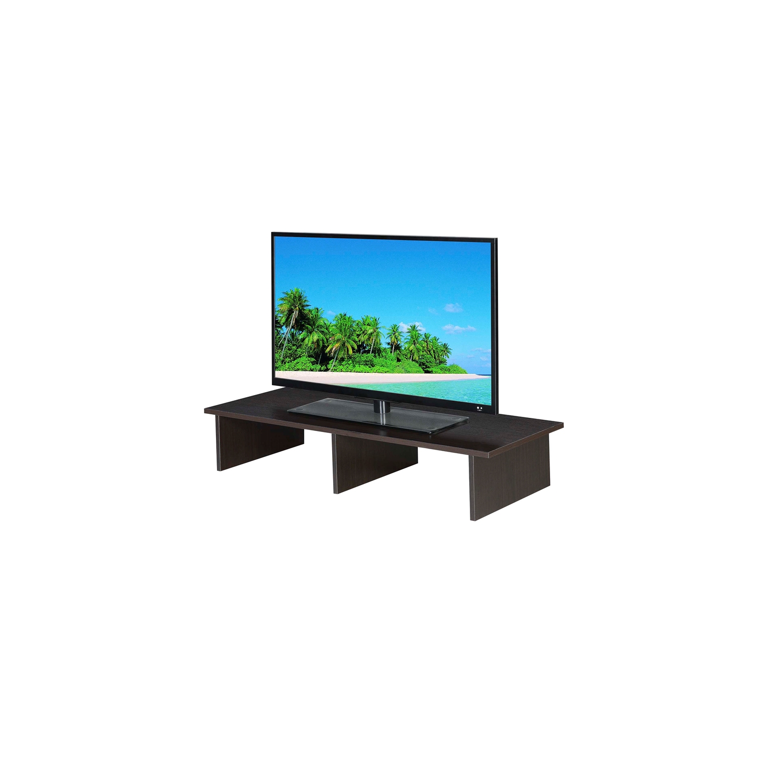 Convenience Concepts Designs2Go Large TV/Monitor Riser in Espresso Wood Finish