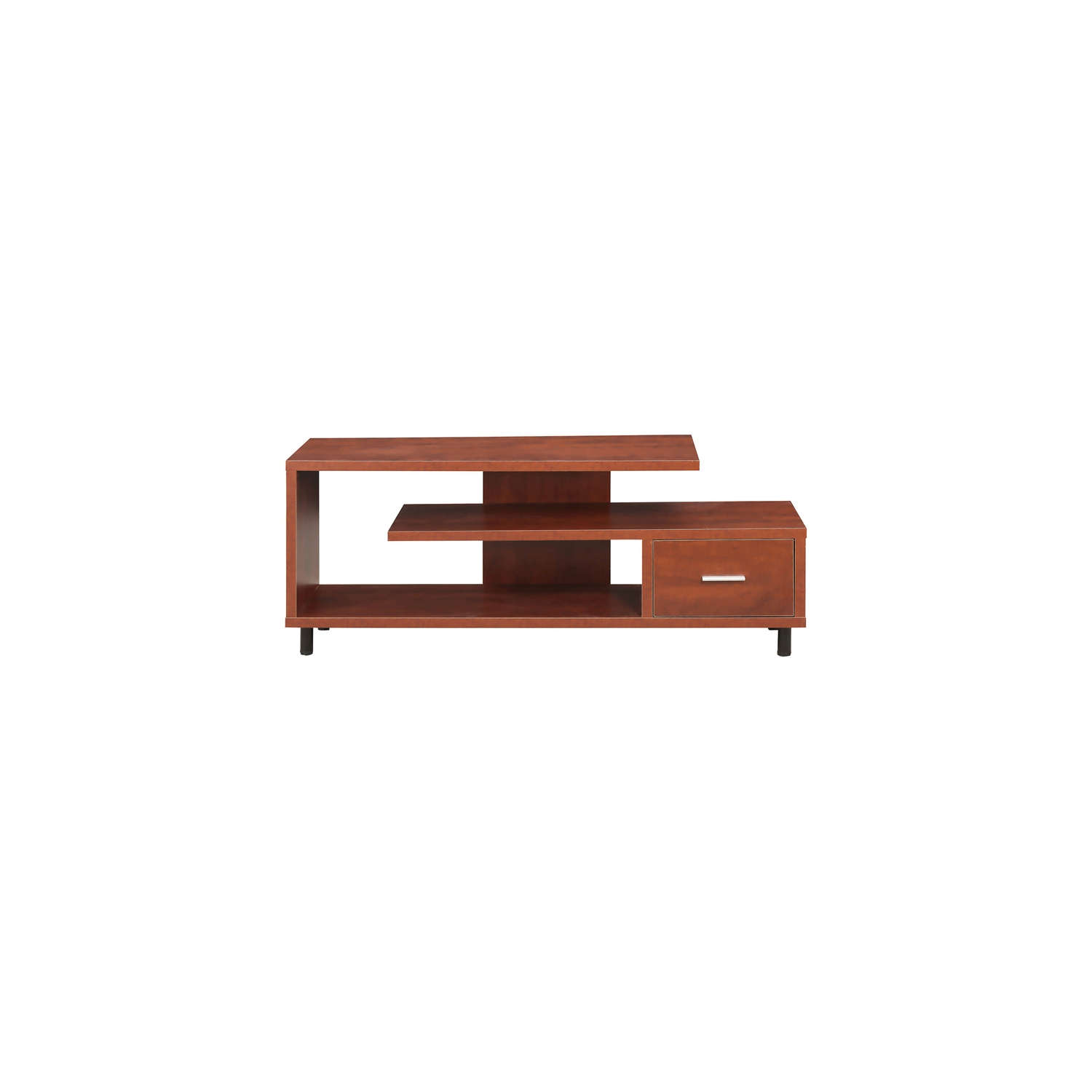 Convenience Concepts Seal II 60" TV Stand in Cherry Wood Finish