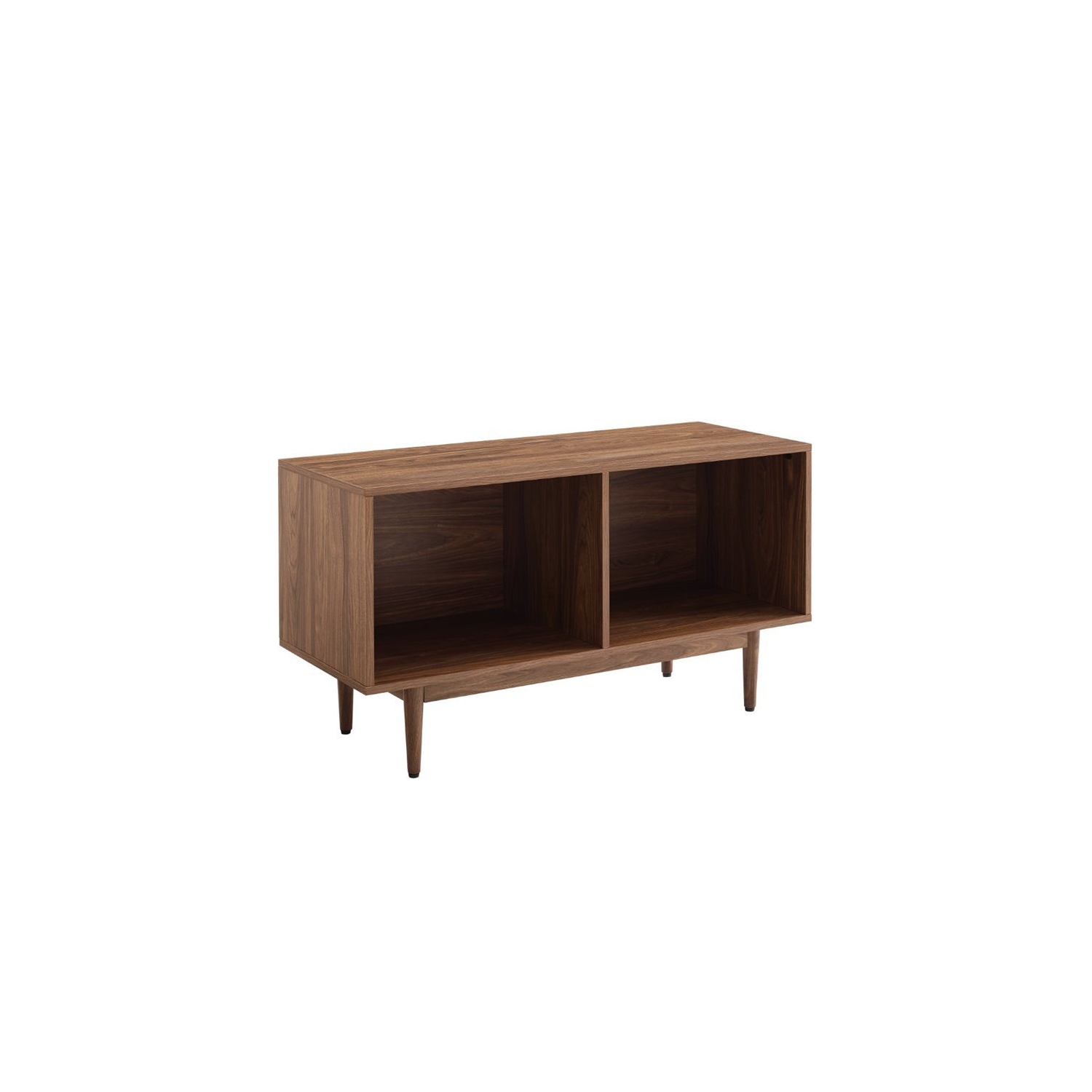 Pemberly Row 40" Low Profile TV Stand in Walnut
