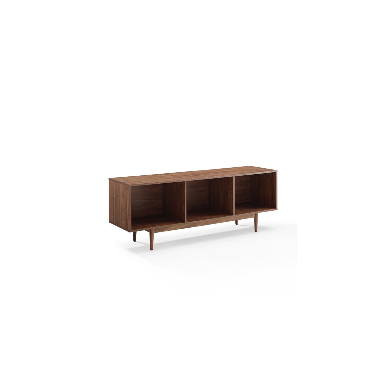 Pemberly Row 60" Low Profile TV Stand in Walnut