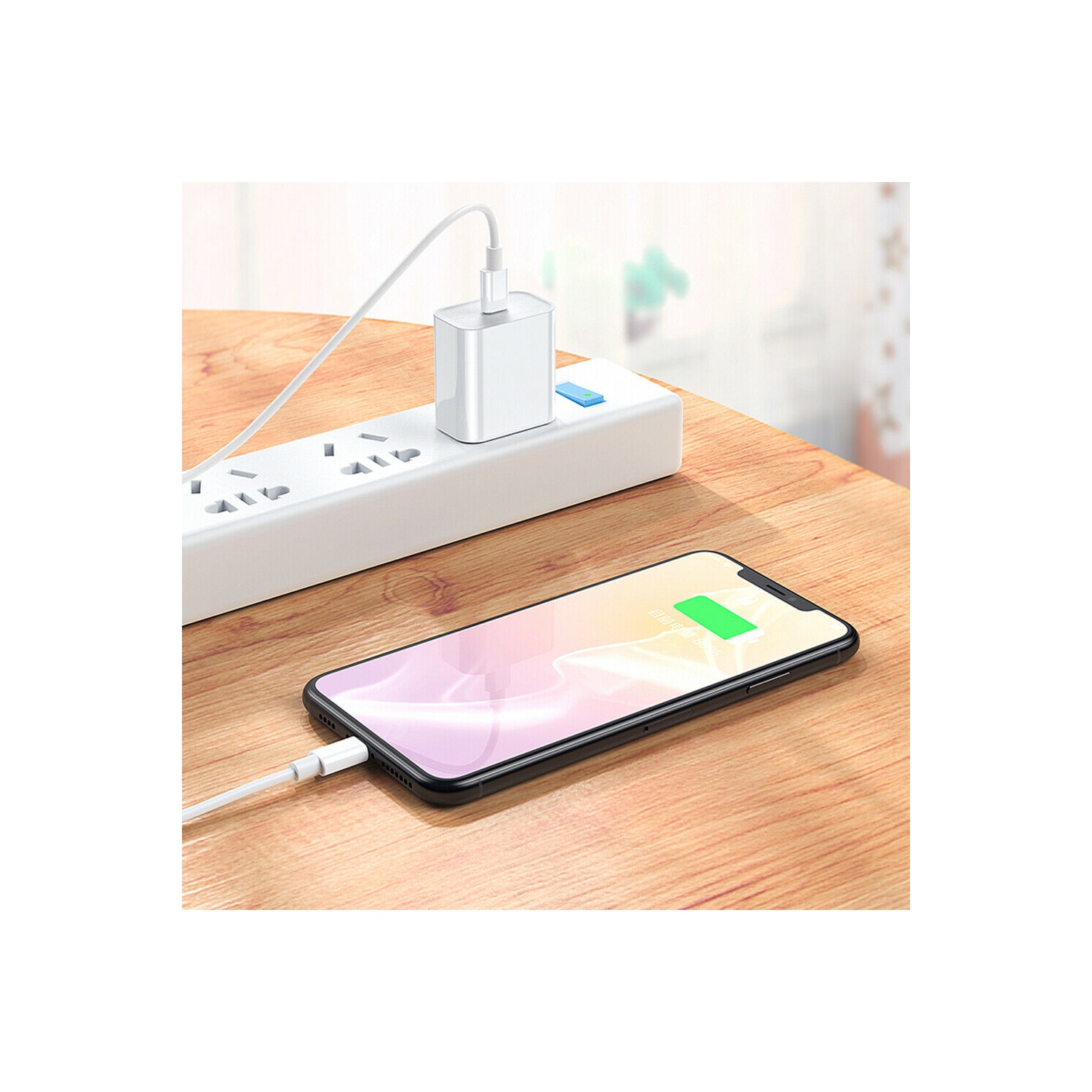 2 pack - Apple 18W Type USB C Fast Wall Charger Power Adapter + 1m USB-C to Lightning Cable for iPhone 12/11 / Pro / Max, iPad Air Mini Pro