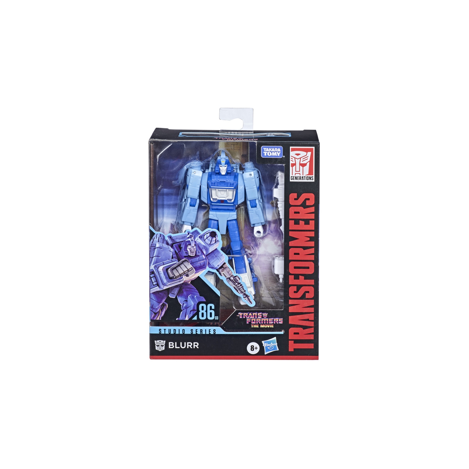 Transformers Studio Series 5 Inch Action Figure Deluxe Class (2021 Wave 1) - Blurr #86-03