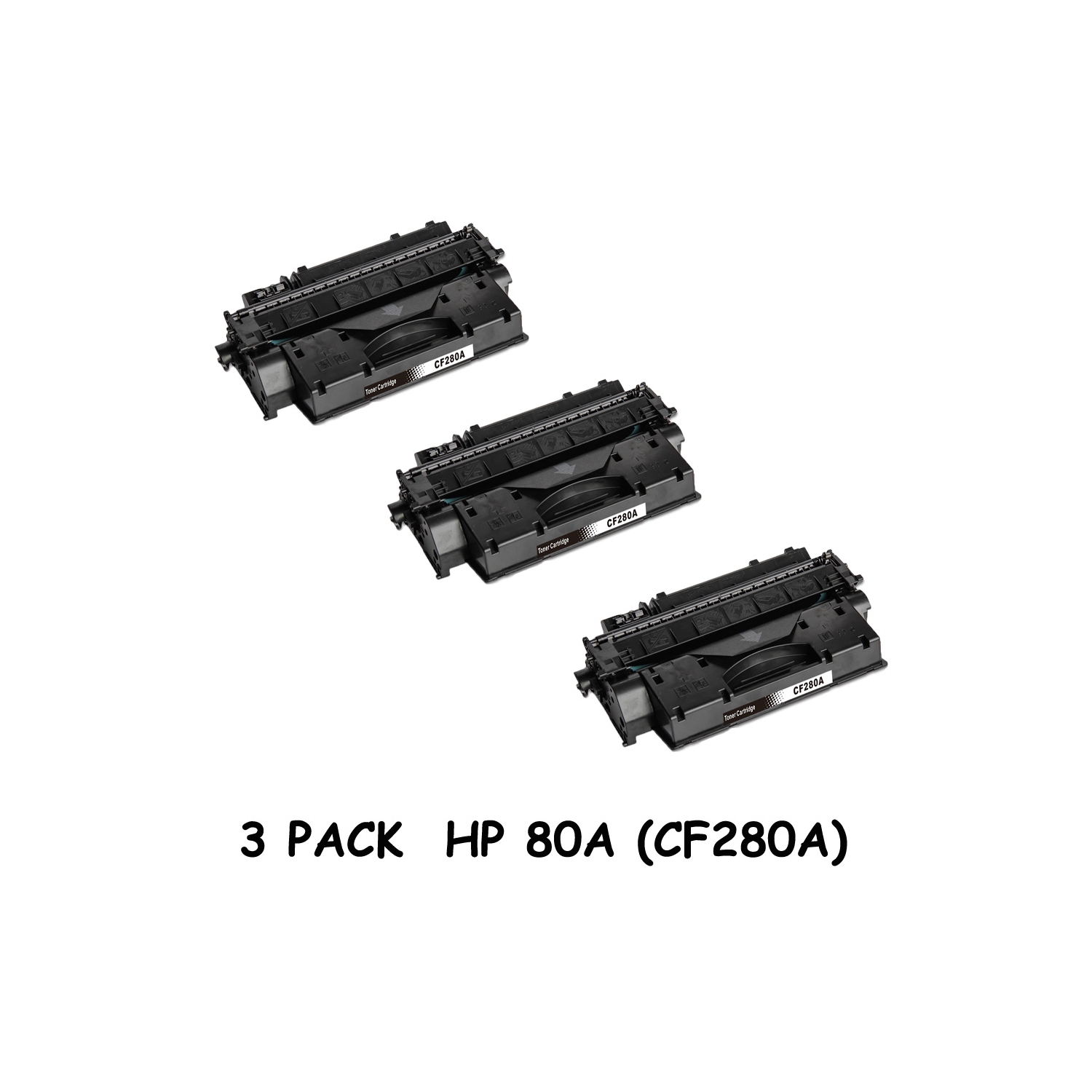 Bestoner™ 3 PK HP 80A (CF280A)/hp80a/80a/HP80A/80A/CF280A/cf280a/cf280/280/80A/80 HP LaserJet Pro M401 M425d
