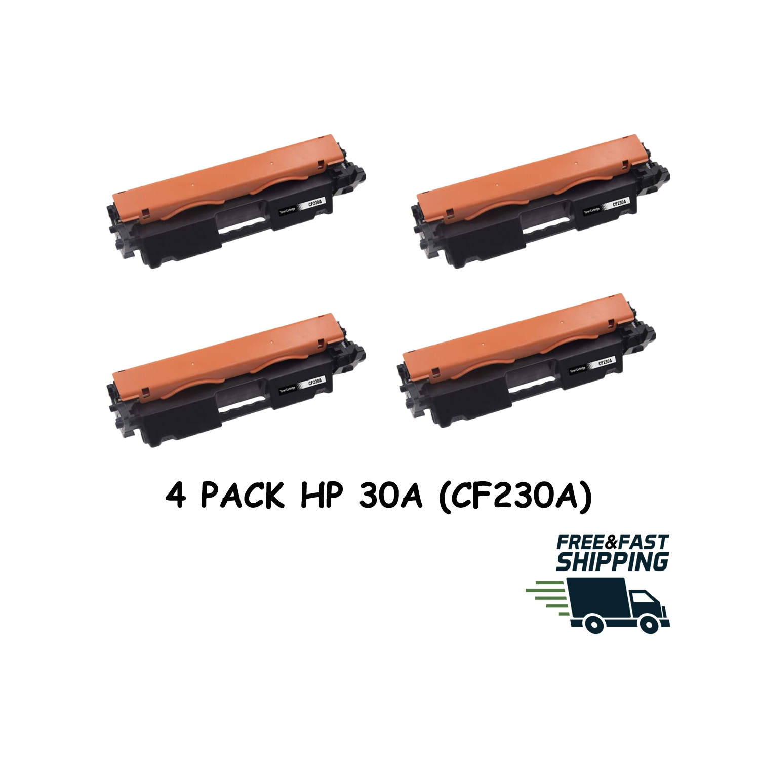 Bestoner™ 4 PK HP 30A/hp30a/HP30A/CF230/230A/CF230A/cf230a/30a/cf230/230/hp30/hp30a toner noir HP M203d M227fdn