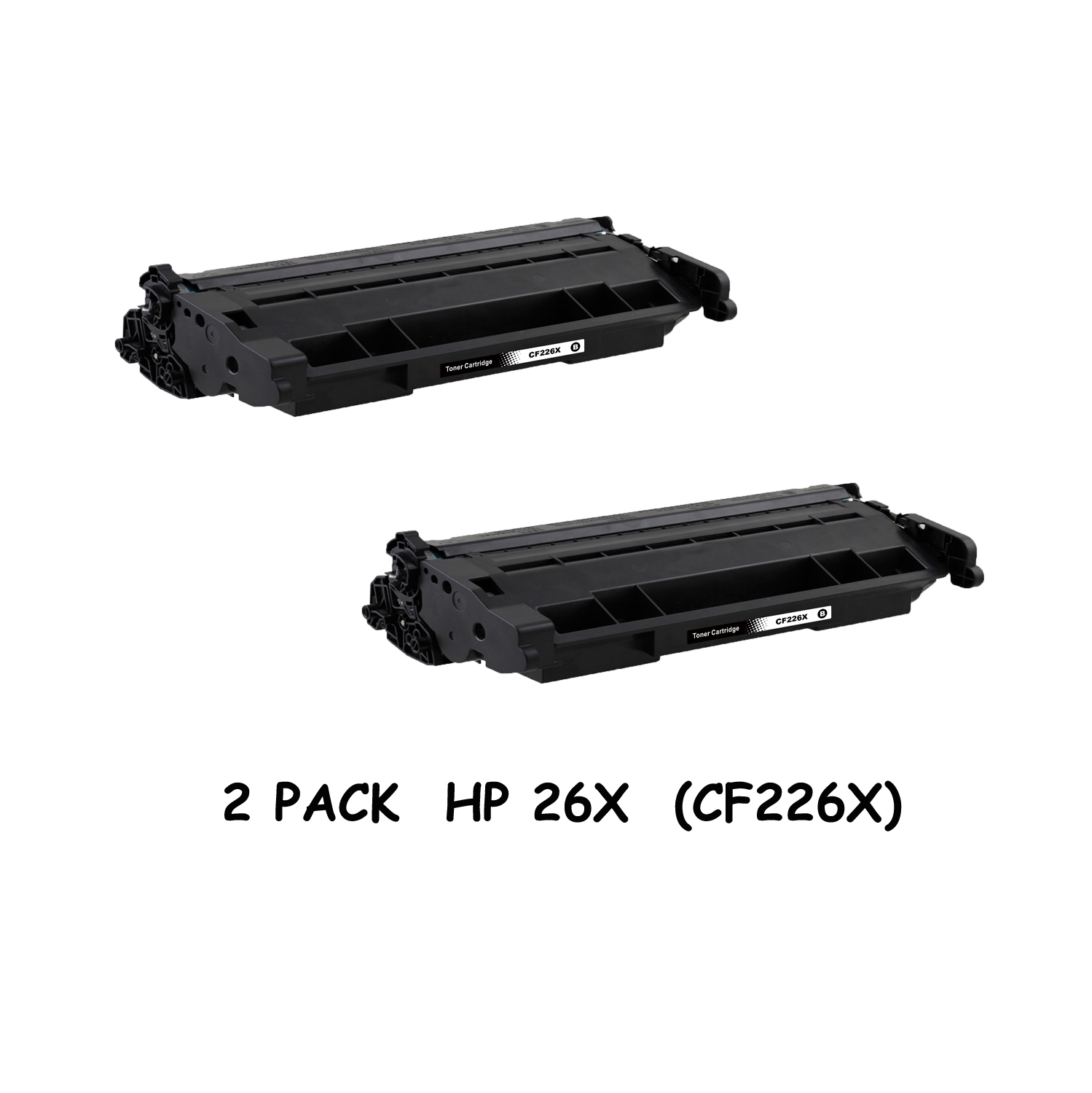 Bestoner™ 2 PK HP 26X/hp26x/HP26X/cf226/cf226x/26x/26A/hp 26a/hp26/26a/26x/226a Black Toner Cartridge HP M402 M426