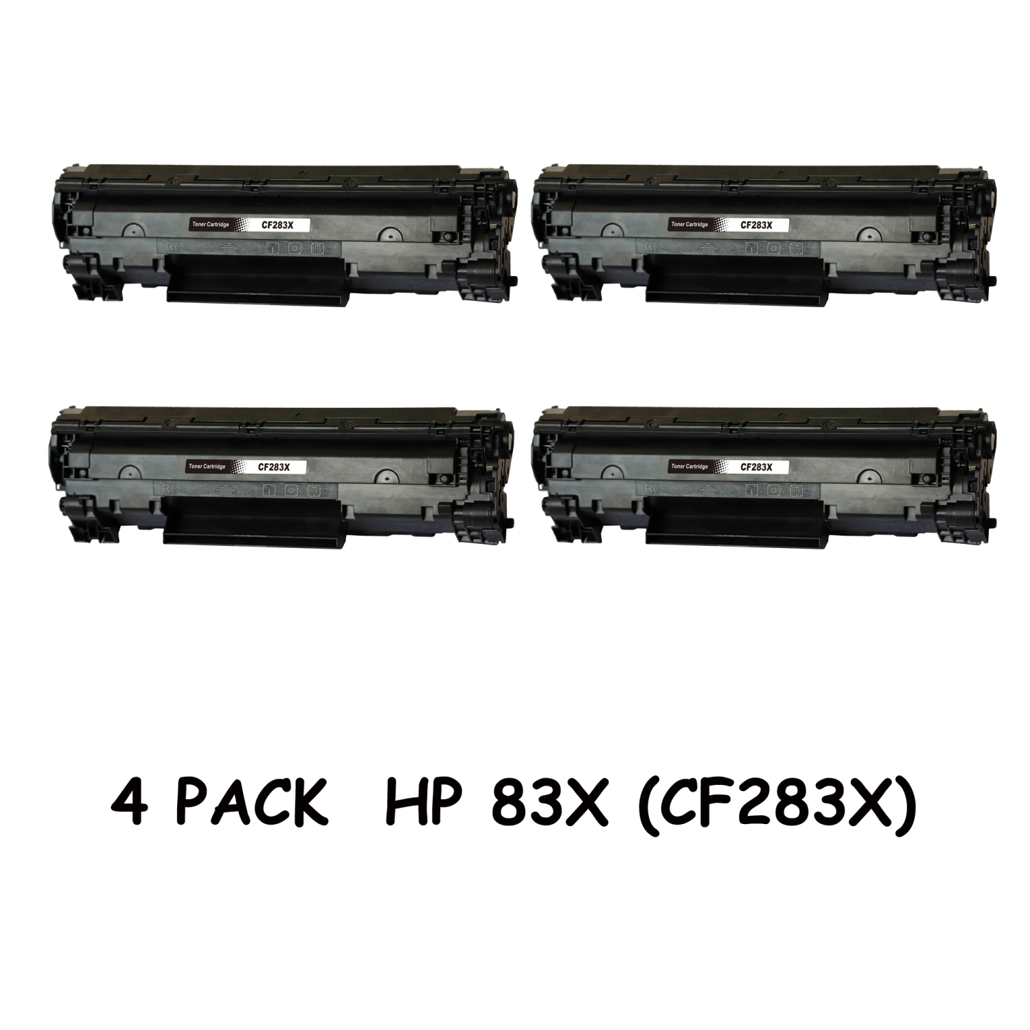 Bestoner™ 4 PK HP 83X/hp 83x/hp83/cf283/hpcf283x/hp cf283/HP CF283/83x Black Toner Cartridge HP M201 M125 M127 M225d