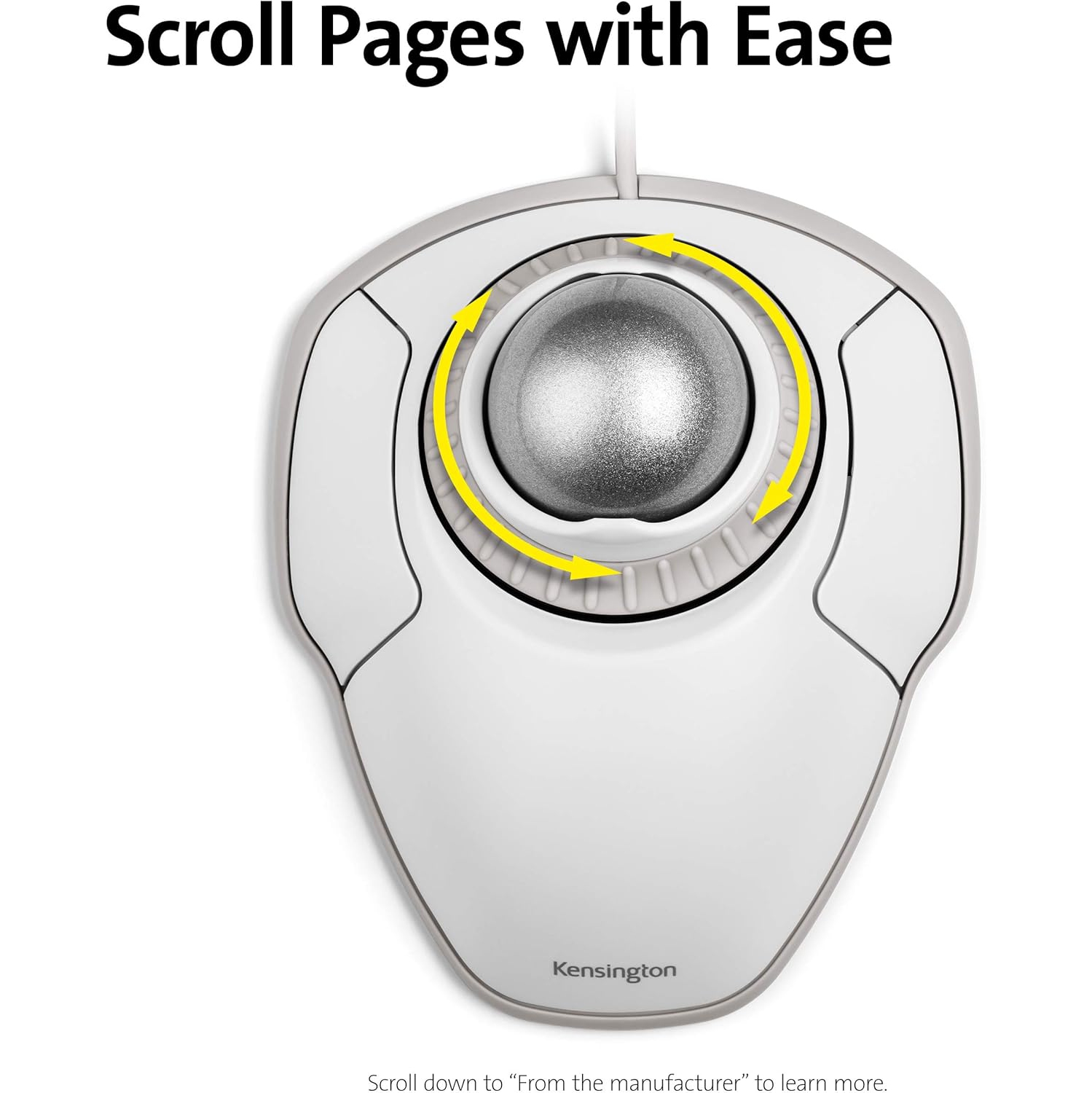 Kensington Orbit Trackball Mouse with Scroll Ring