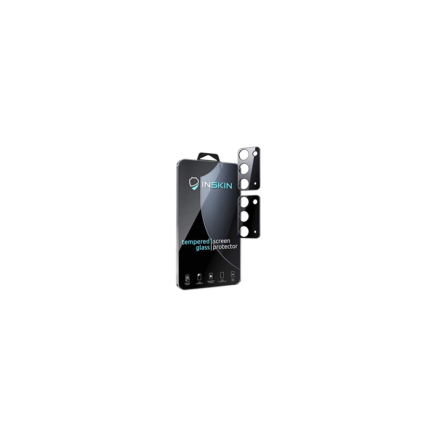 Inskin Tempered Glass Camera Lens Protector for Samsung Galaxy Note 20 4G/5G 6.7 inch [2020]. Jet-Black. 2-Pack.
