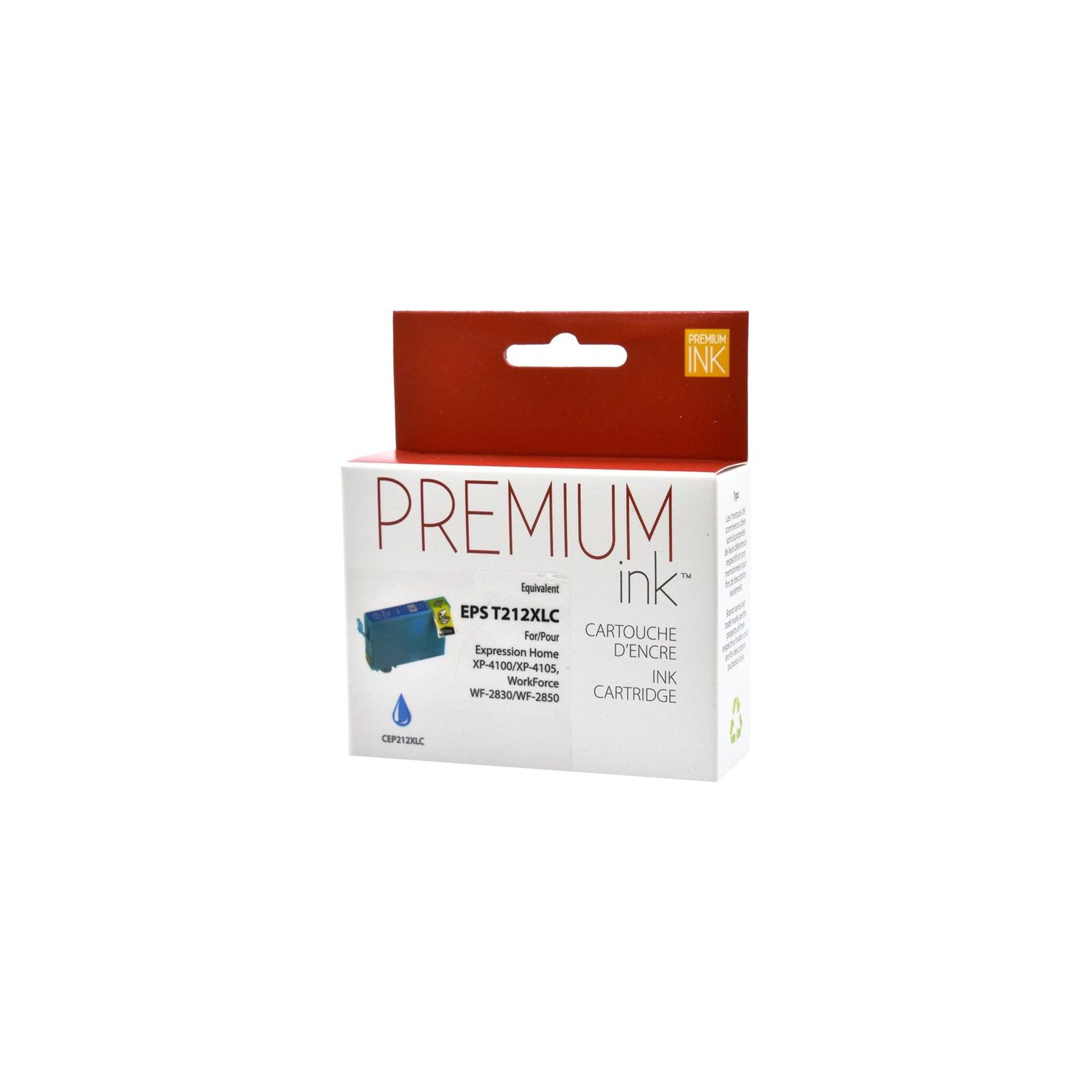 Premium Ink Ink Cartridge - Alternative for Epson T212XL220-S / 212LX220 - Cyan