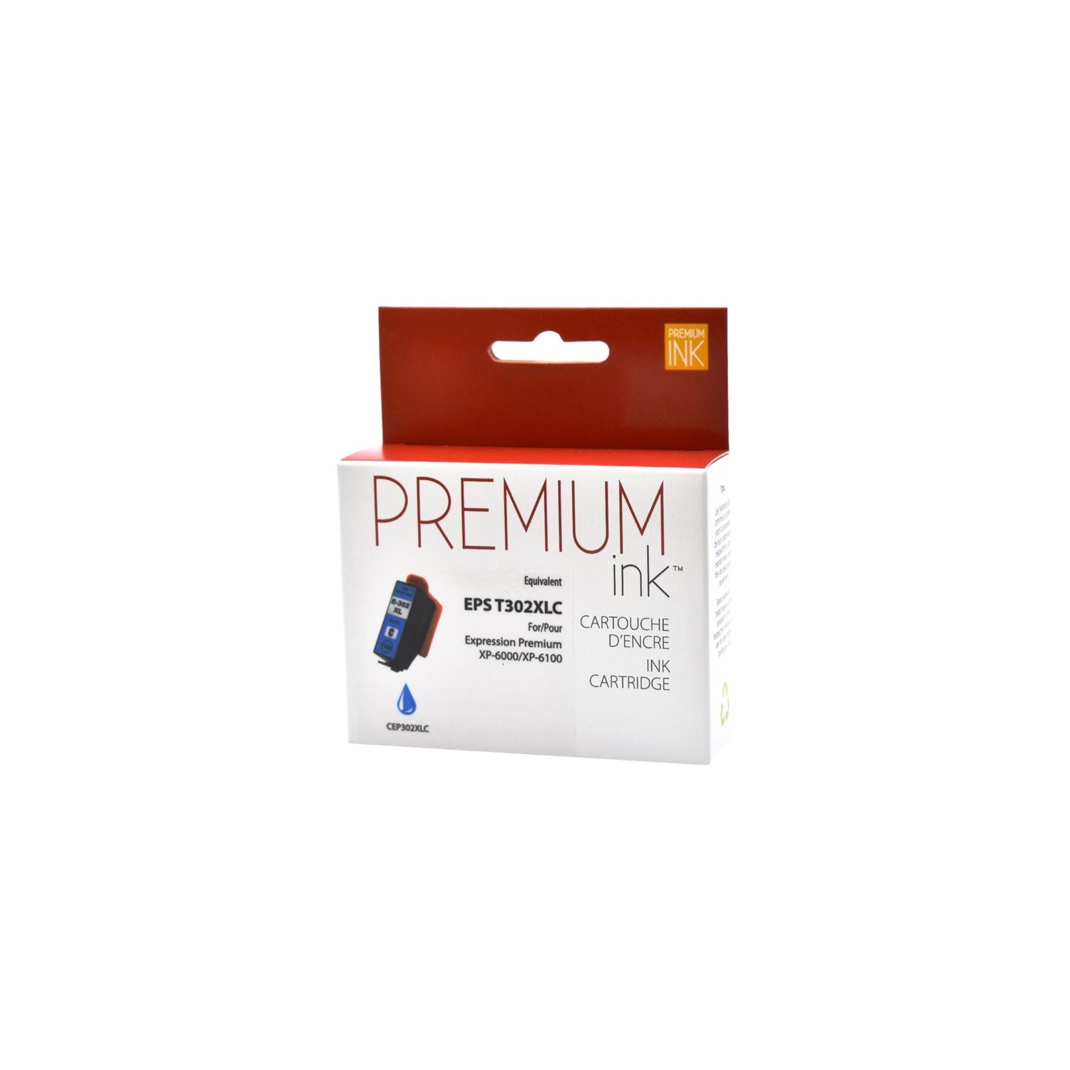 Premium Ink Ink Cartridge - Alternative for Epson T302XL220 - Cyan