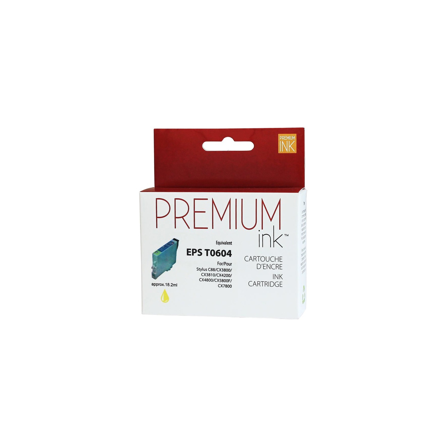 Premium Ink Ink Cartridge - Alternative for Epson T060420 - Yellow