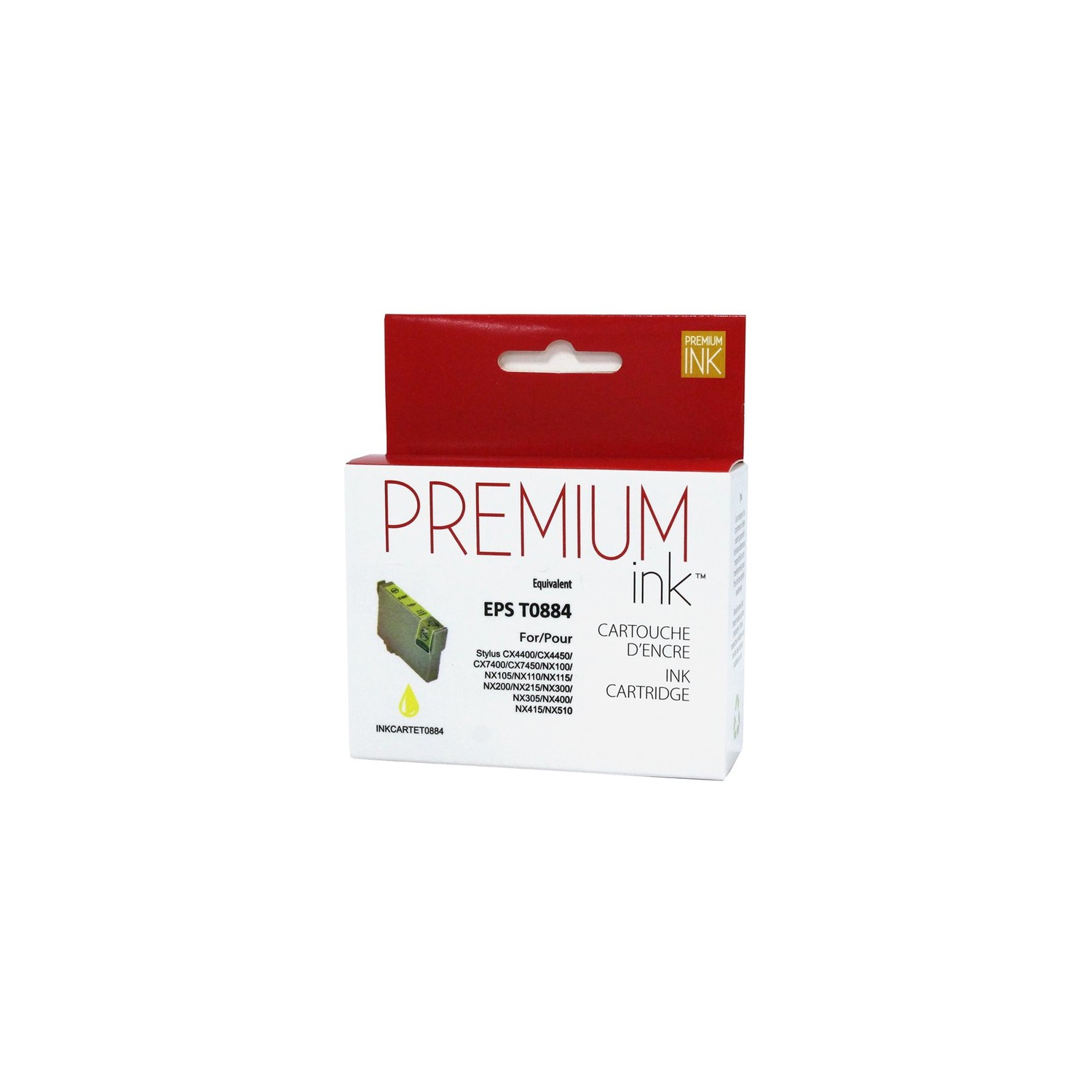 Premium Ink Ink Cartridge - Alternative for Epson T088420 - Yellow